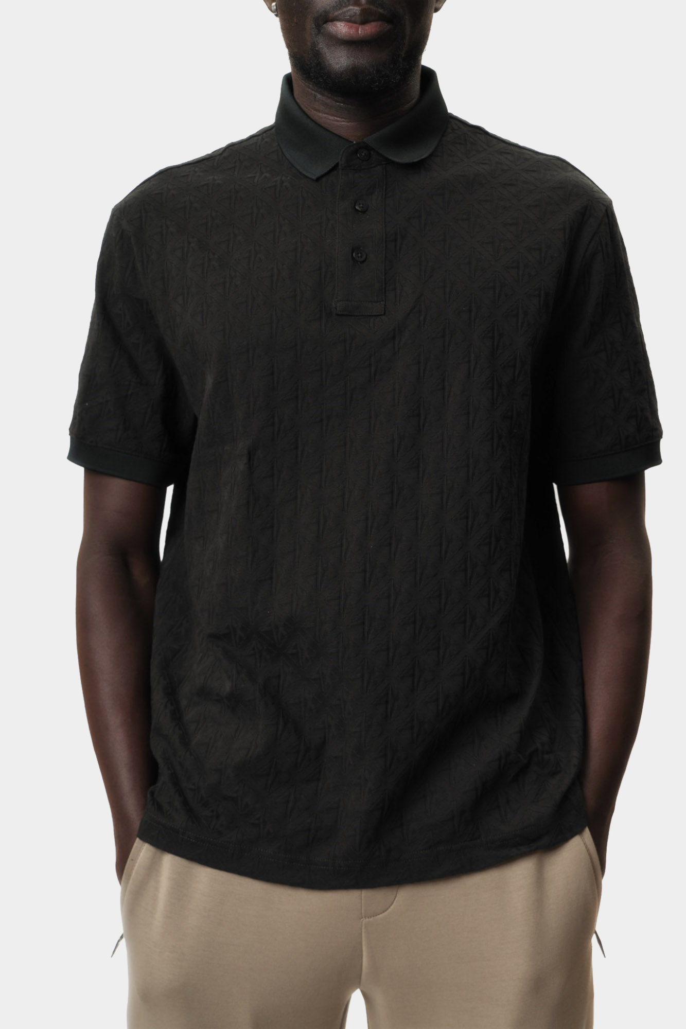 XM000219_AF10337 Поло Armani Exchange Хаки