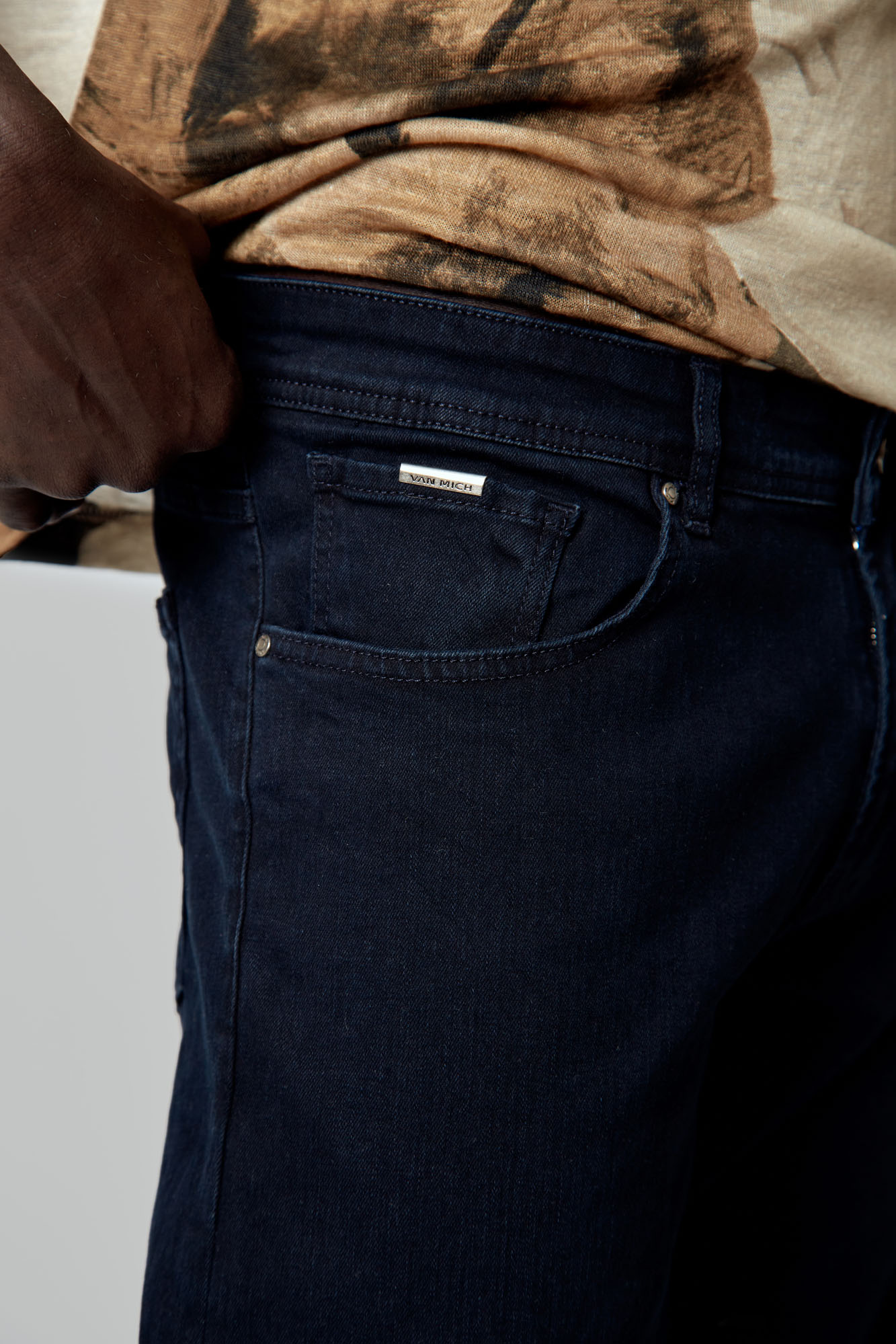 VM-OMA-33-361 Брюки джинсовые Van Mich Синий