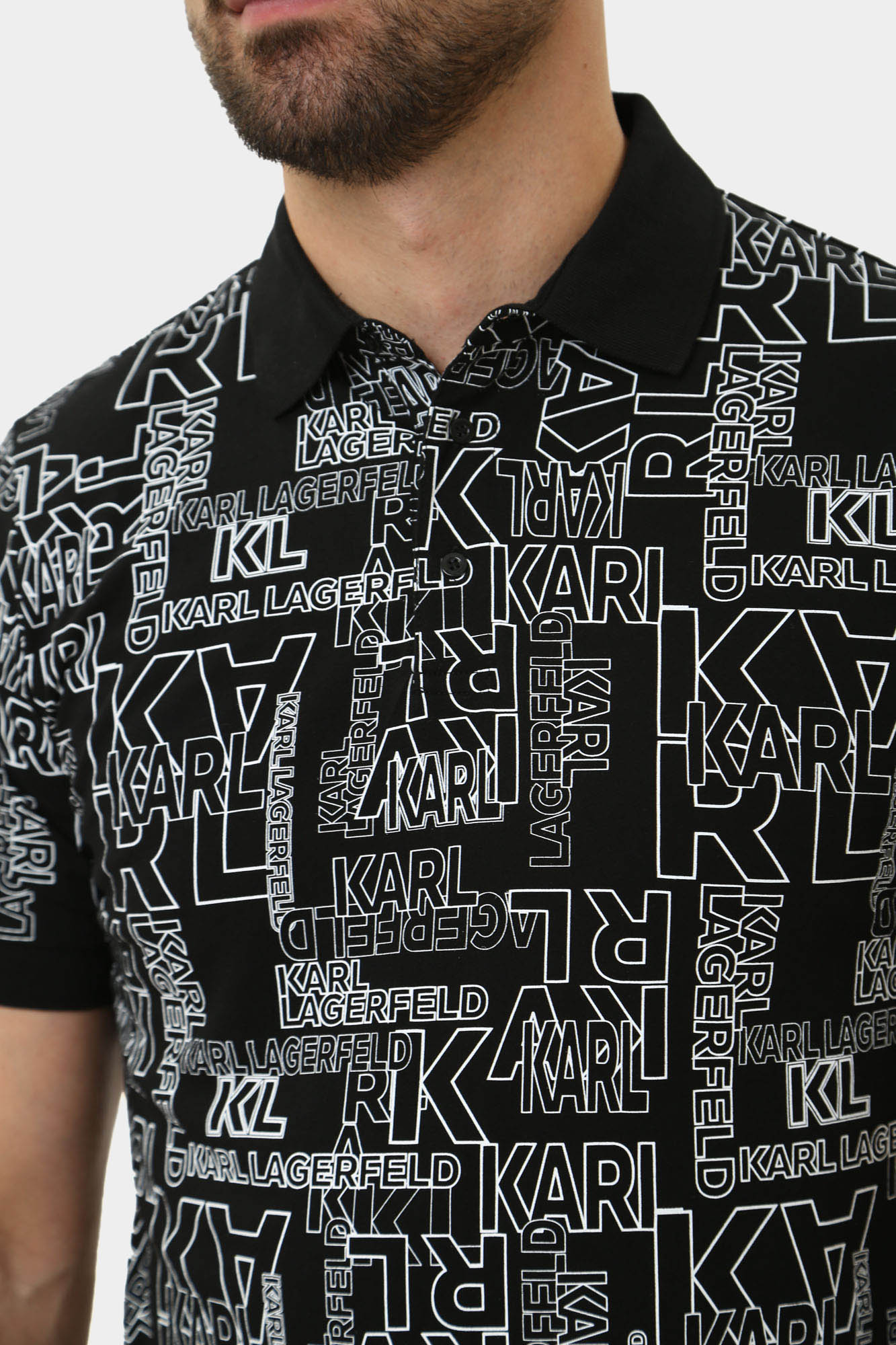 541224_745082 Поло Karl Lagerfeld Черный