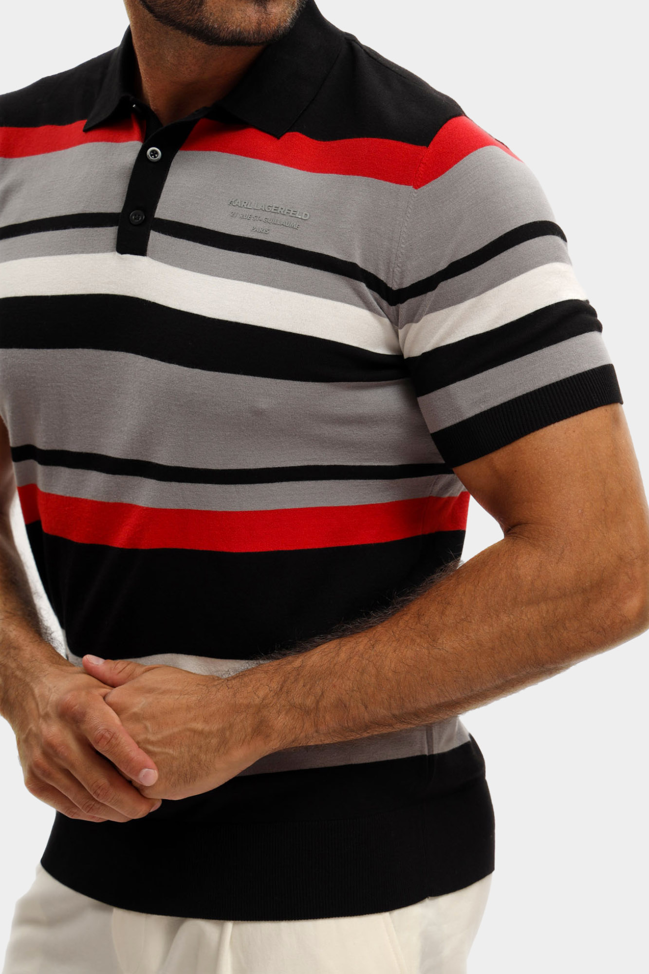 553302_655015 Поло трикотажное Karl Lagerfeld Мультиколор