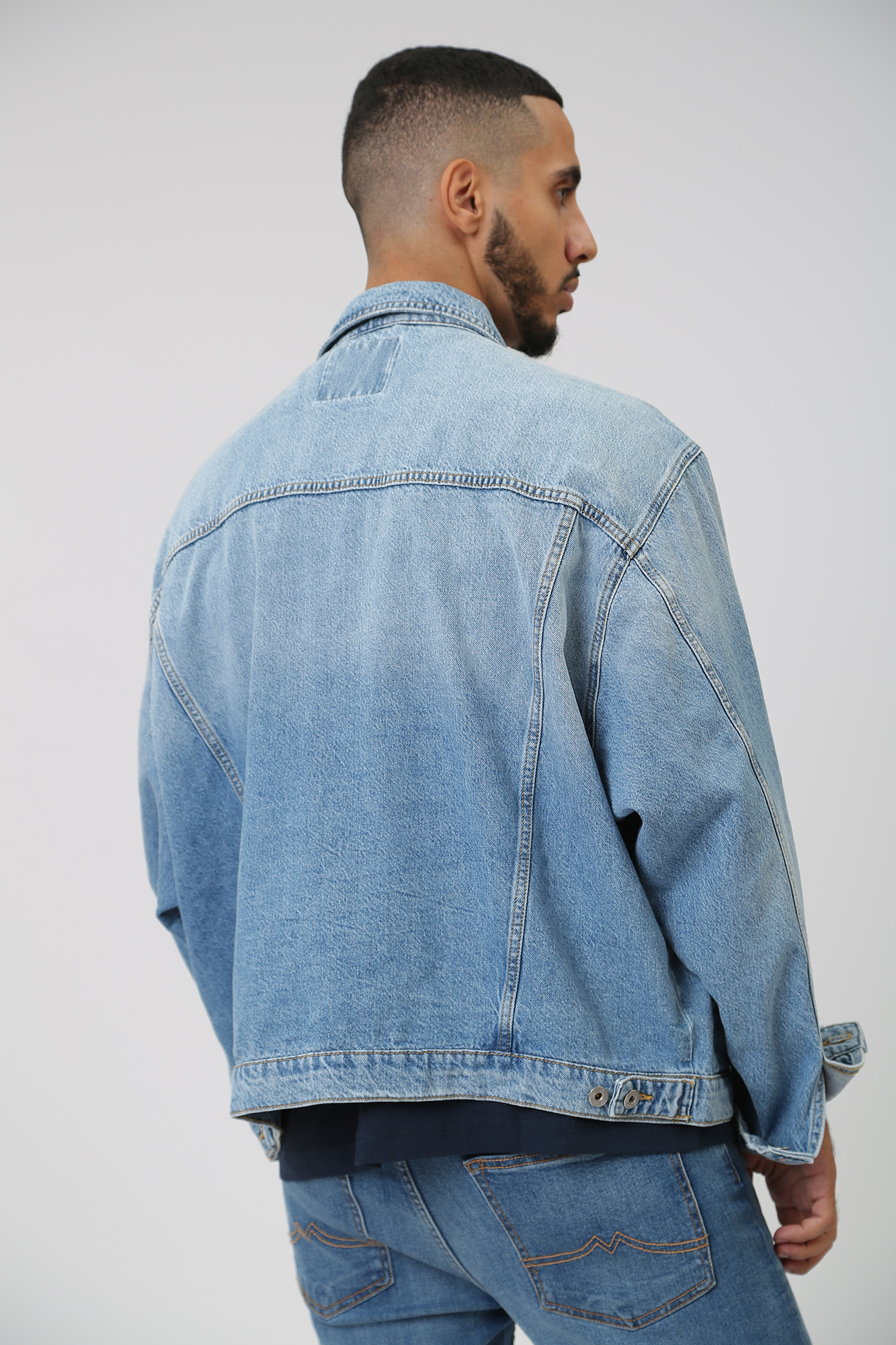 1014332-5000 Куртка джинсовая Mustang Голубой