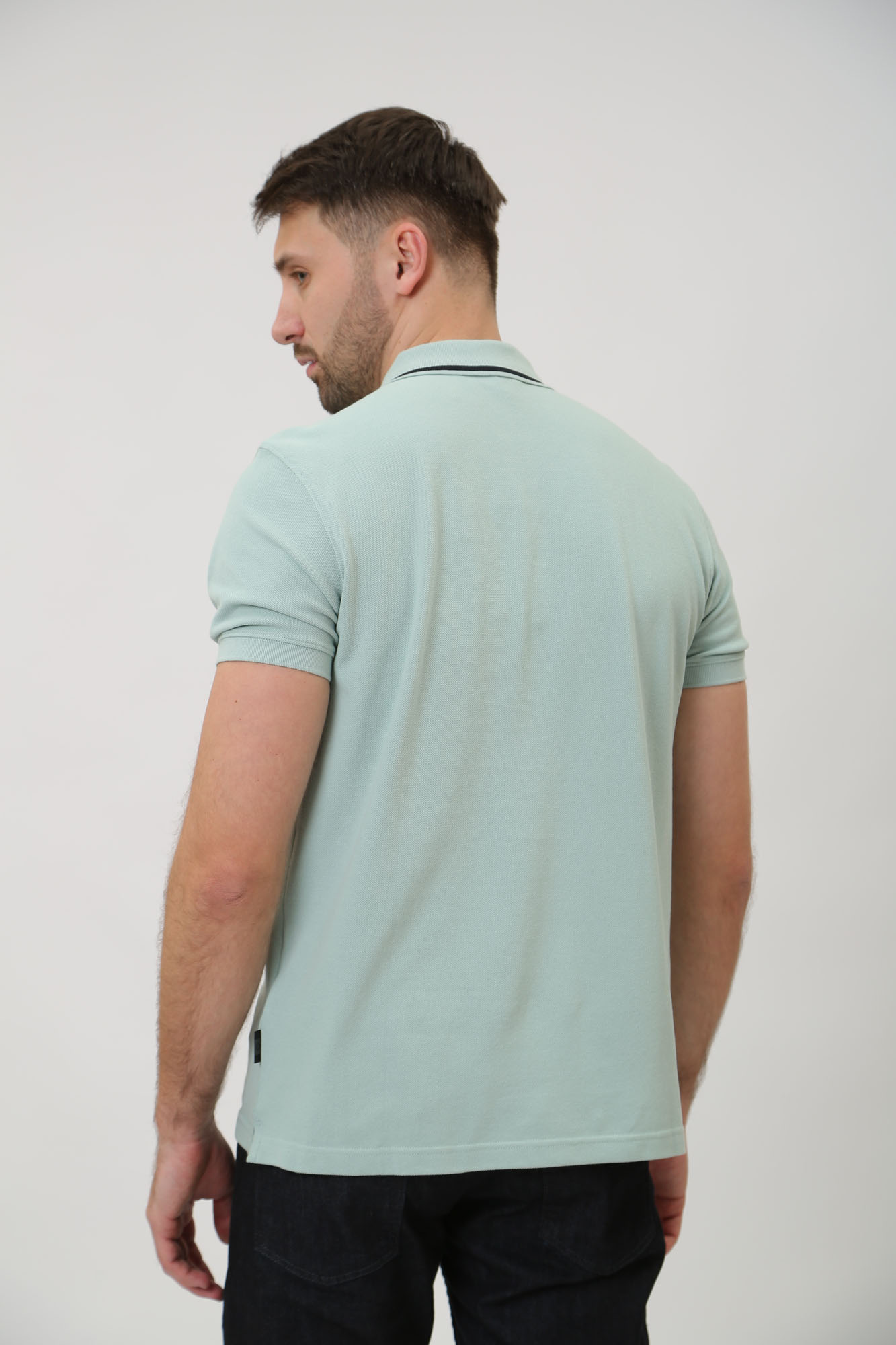 30037553_10015974 Поло Strellson Голубой