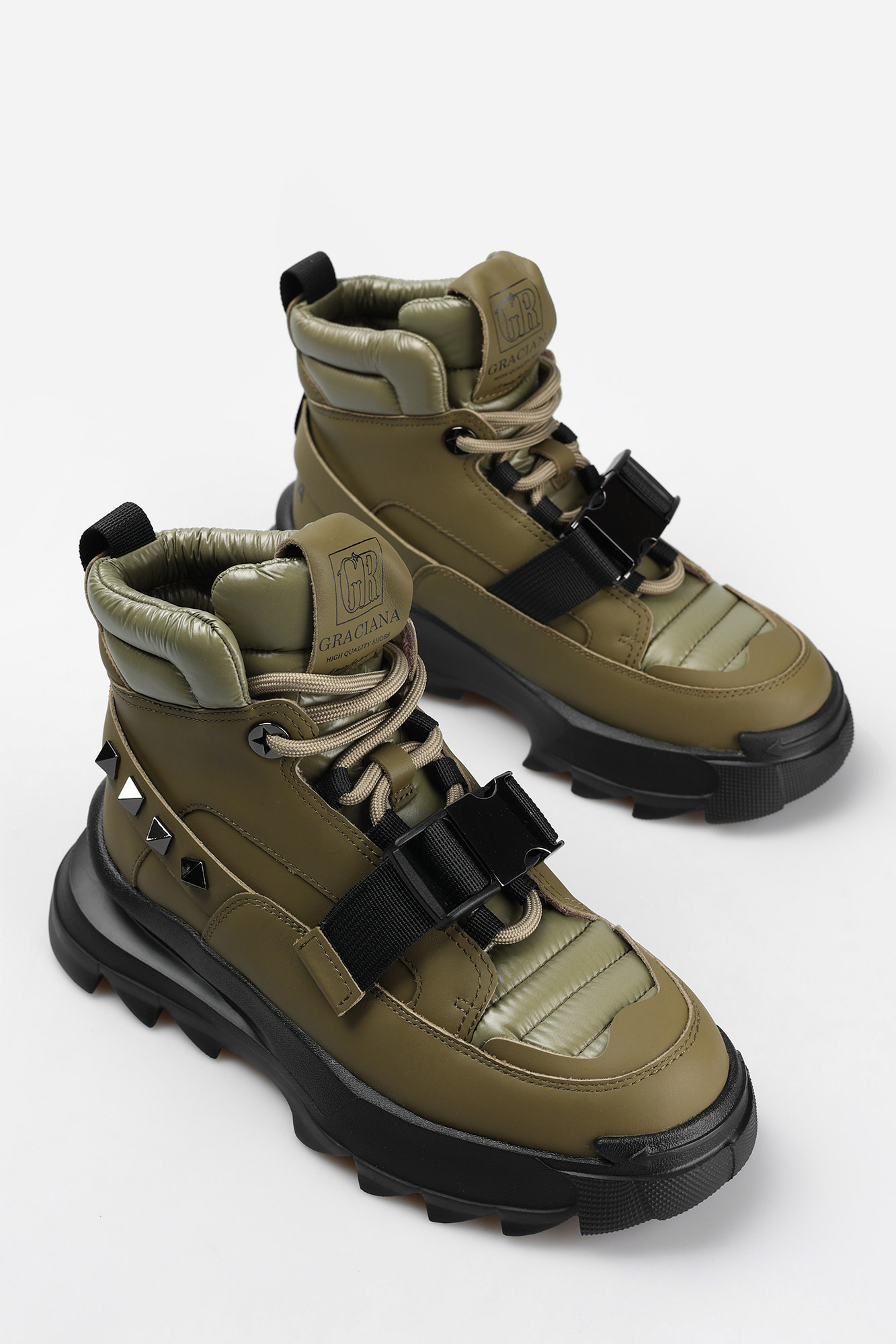 S2238-75 Ботинки Graciana Хаки