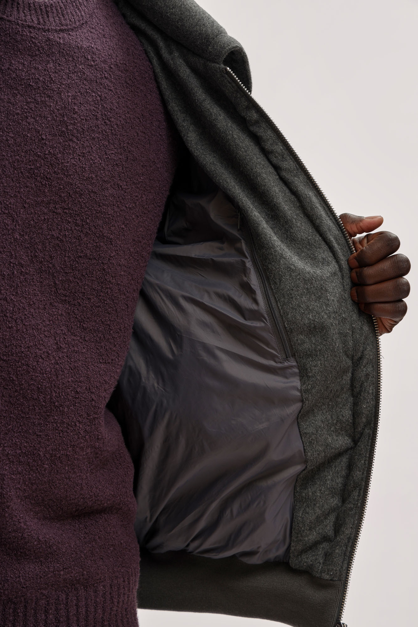 BMG1015B Куртка пуховая Bikkembergs Серый