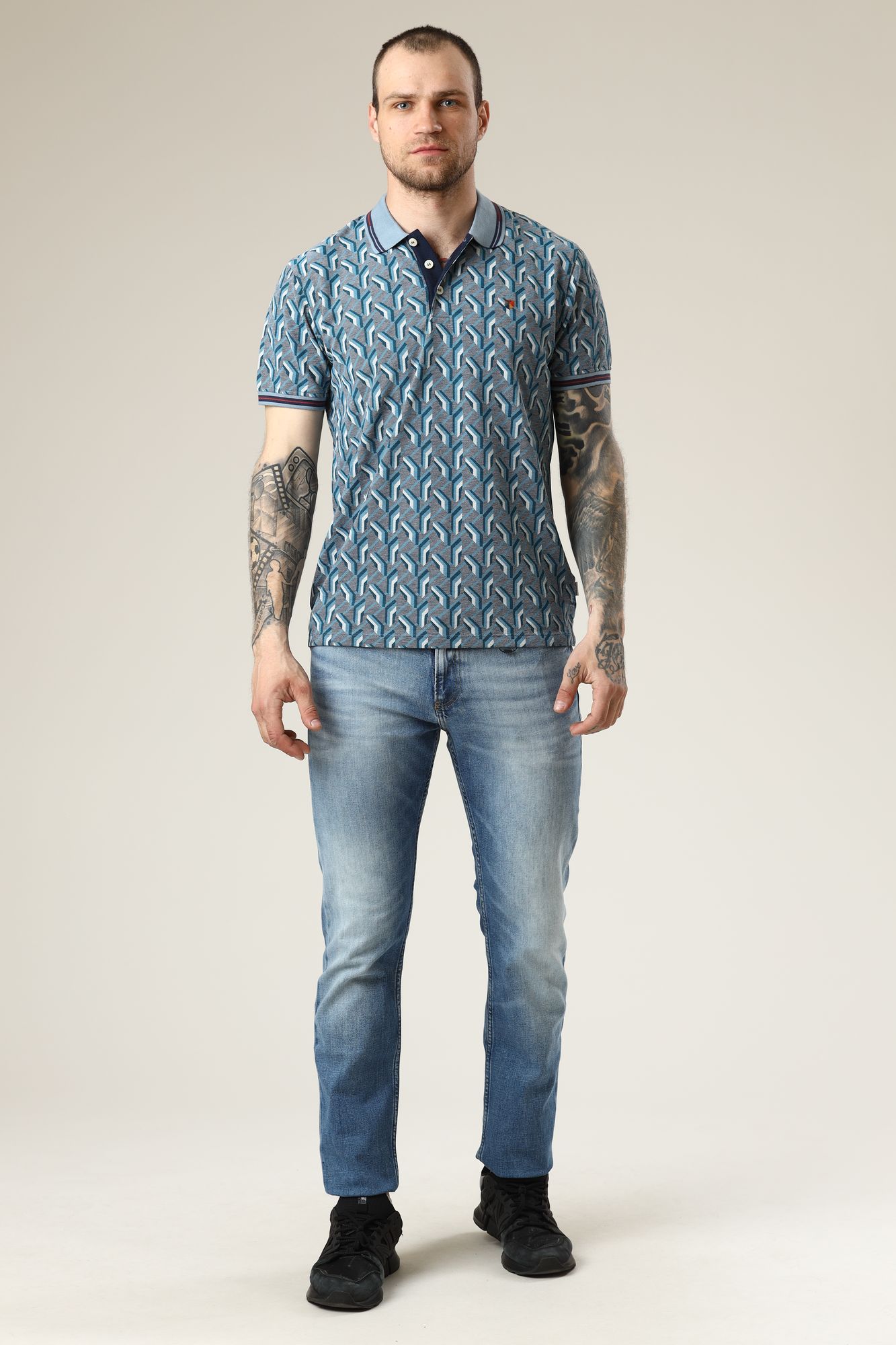 J30J317214_ Джинсы STRAIGHT Calvin Klein Jeans Голубой