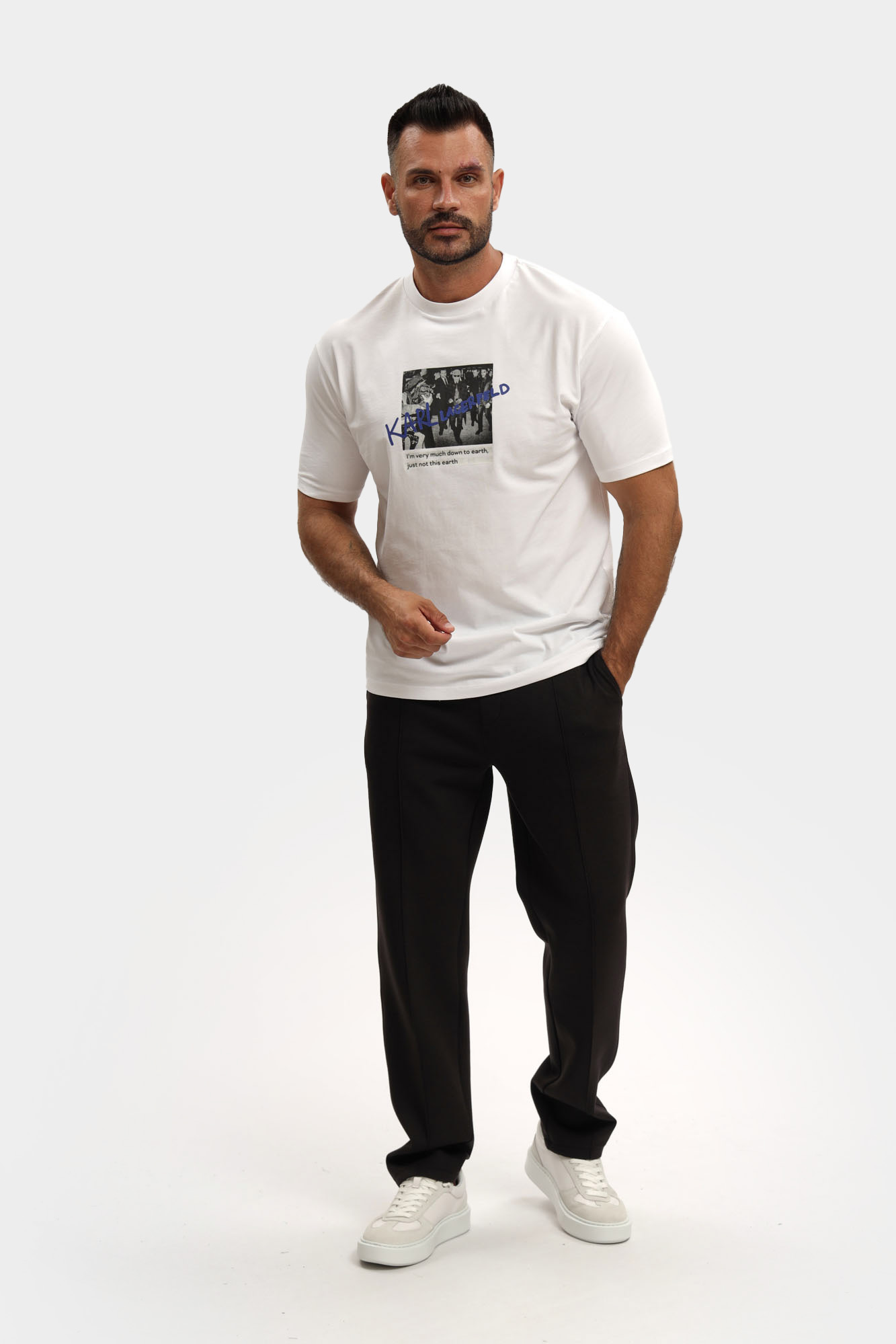 553225_755143 Футболка Karl Lagerfeld Белый