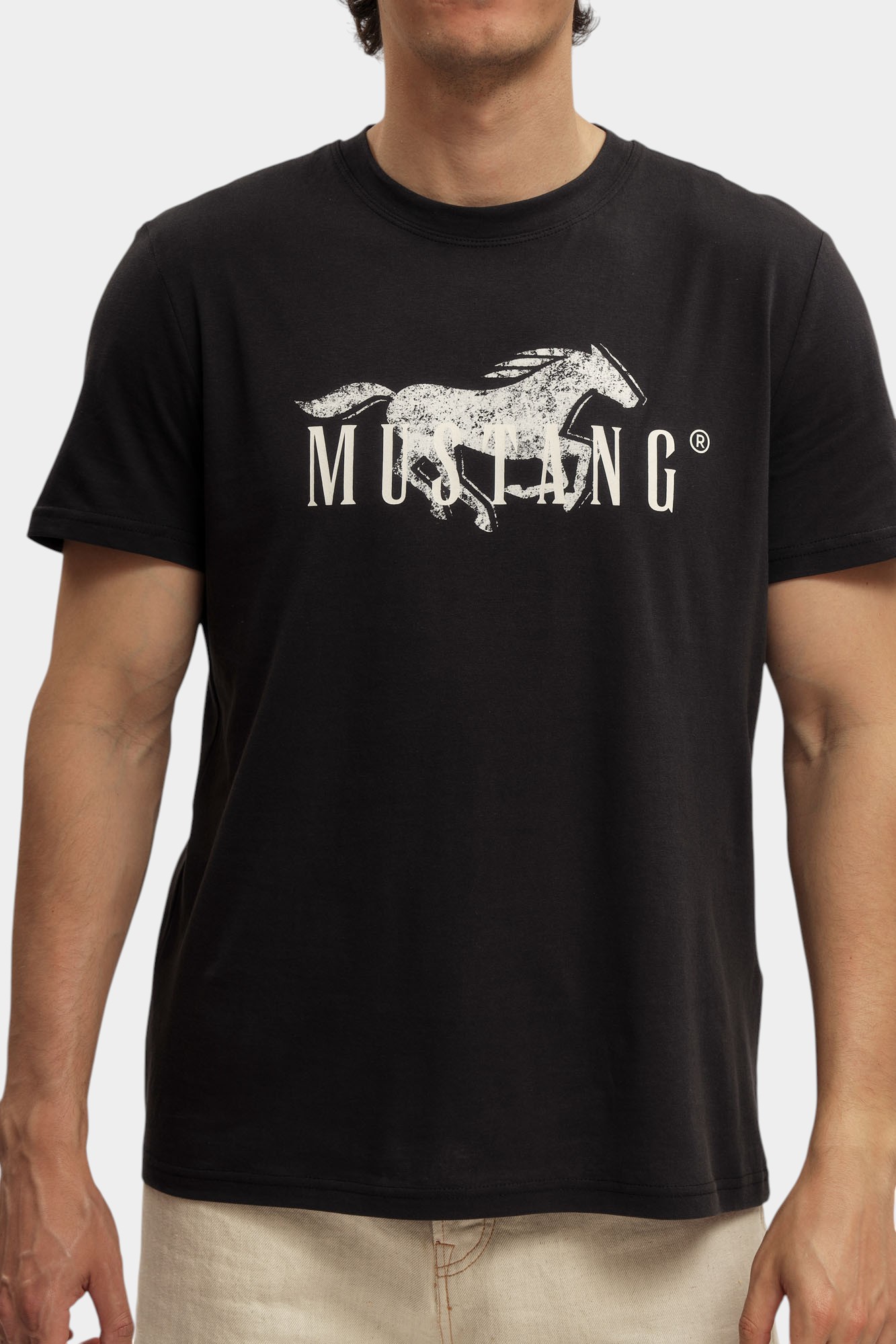1016492 Футболка Mustang Черный