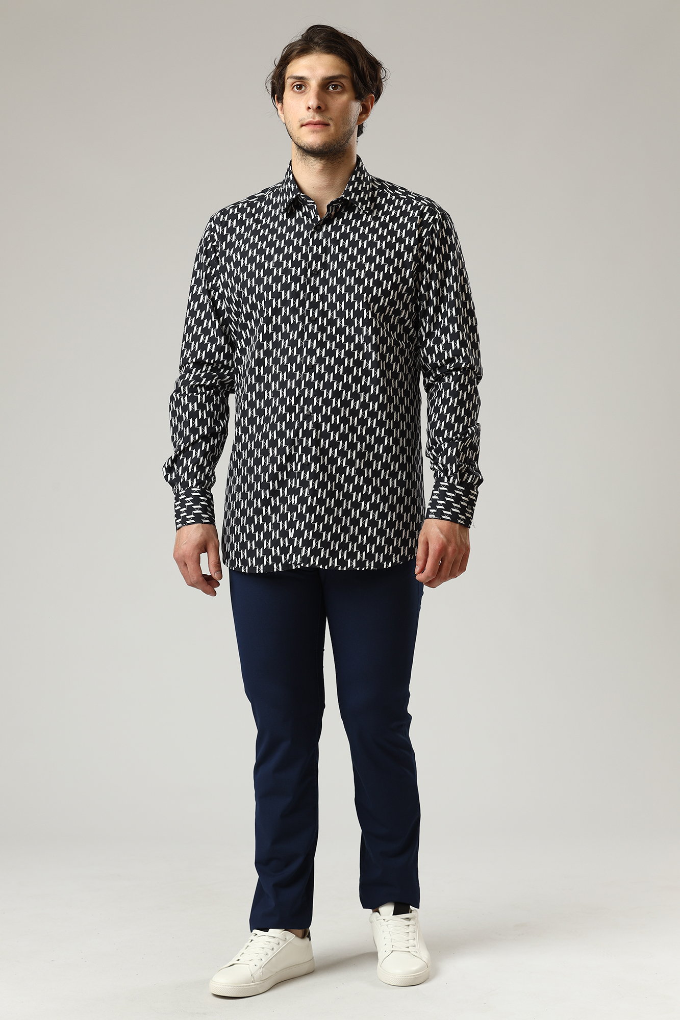 521813_265840 Брюки 5-карманные  Karl Lagerfeld Синий