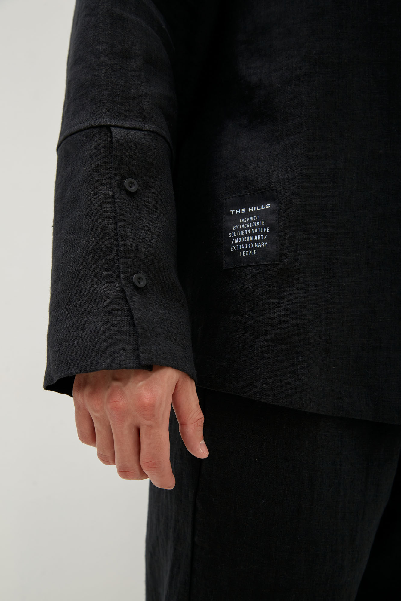 M-241-TH-56-1086 Рубашка с длинным рукавом The Hills Черный