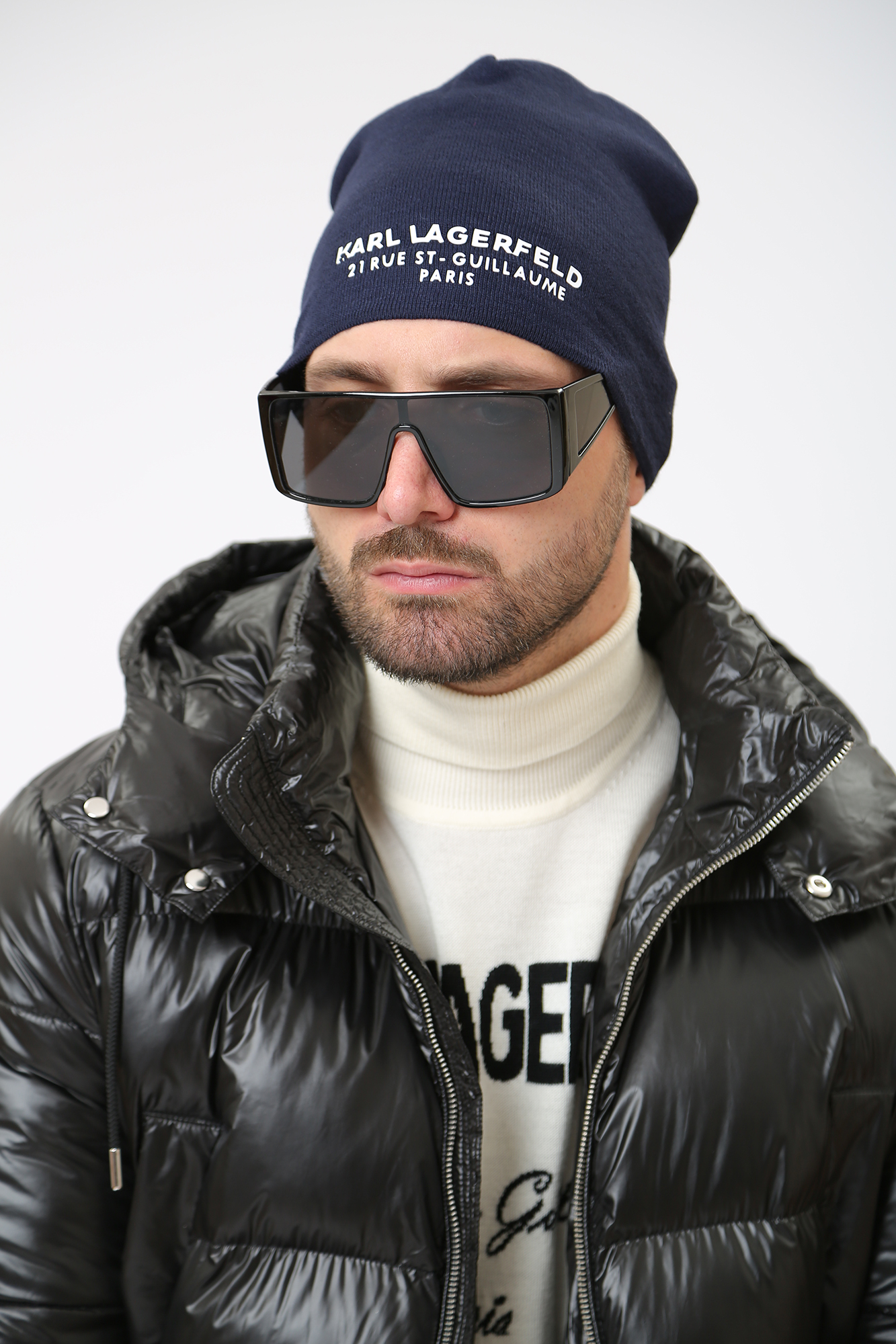 534326_805601 Шапка Karl Lagerfeld Синий