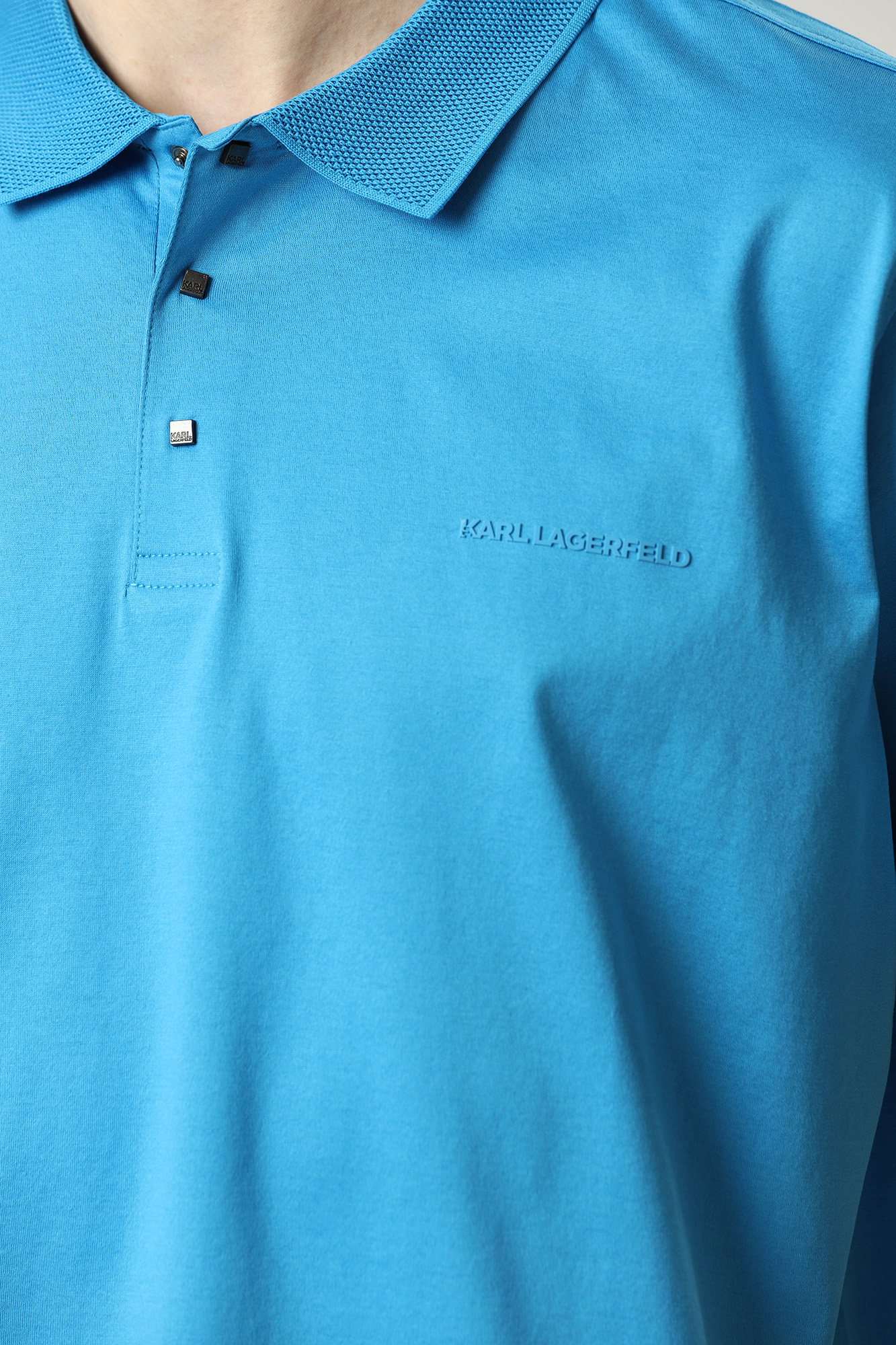 521200_745000 Поло  Karl Lagerfeld Голубой