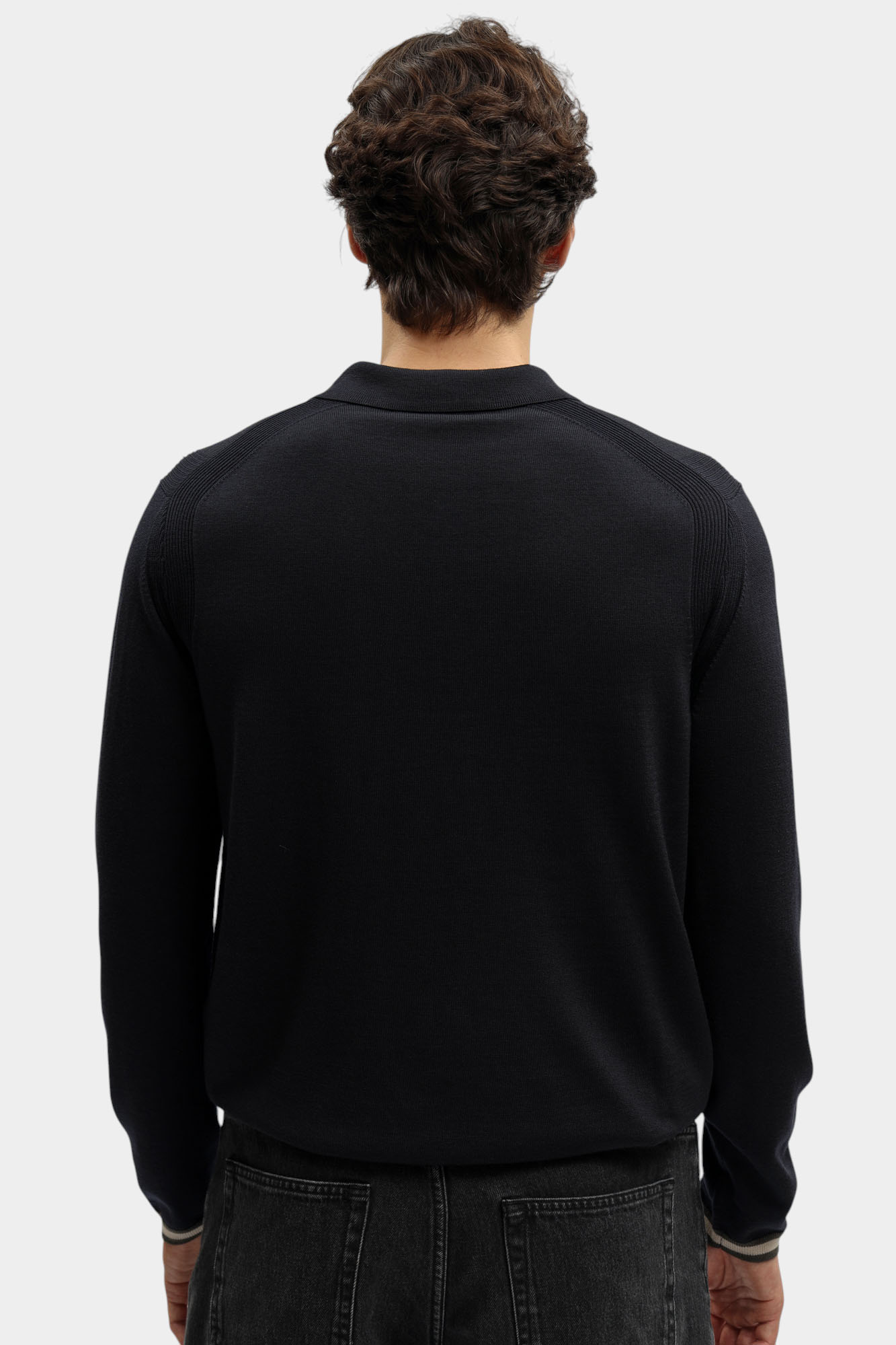 EM001512_ AF14158 Поло Emporio Armani Голубой