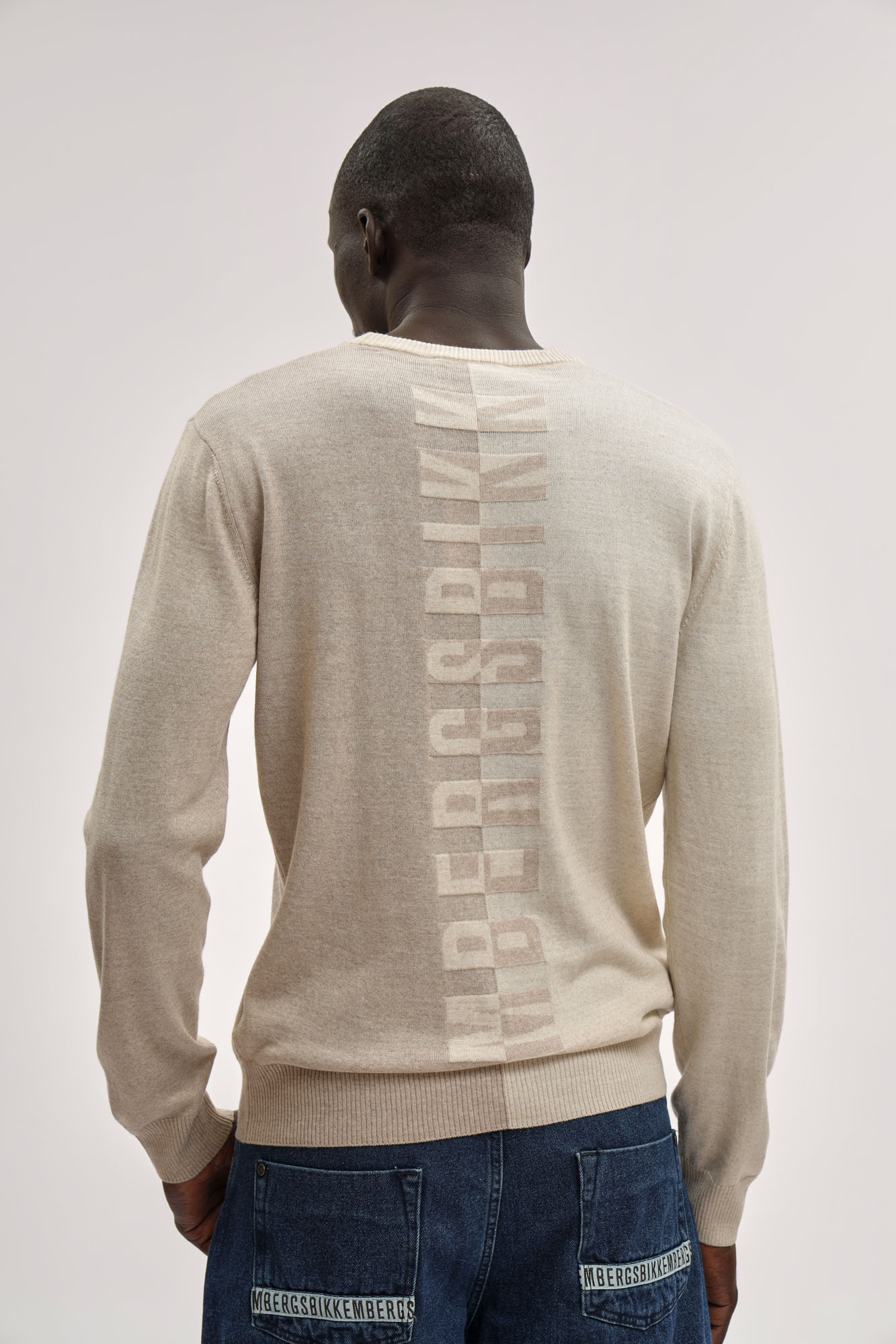 BMM1140 Джемпер Bikkembergs Бежевый