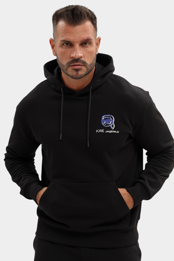 Джинсы Karl Lagerfeld Шерсть Синий