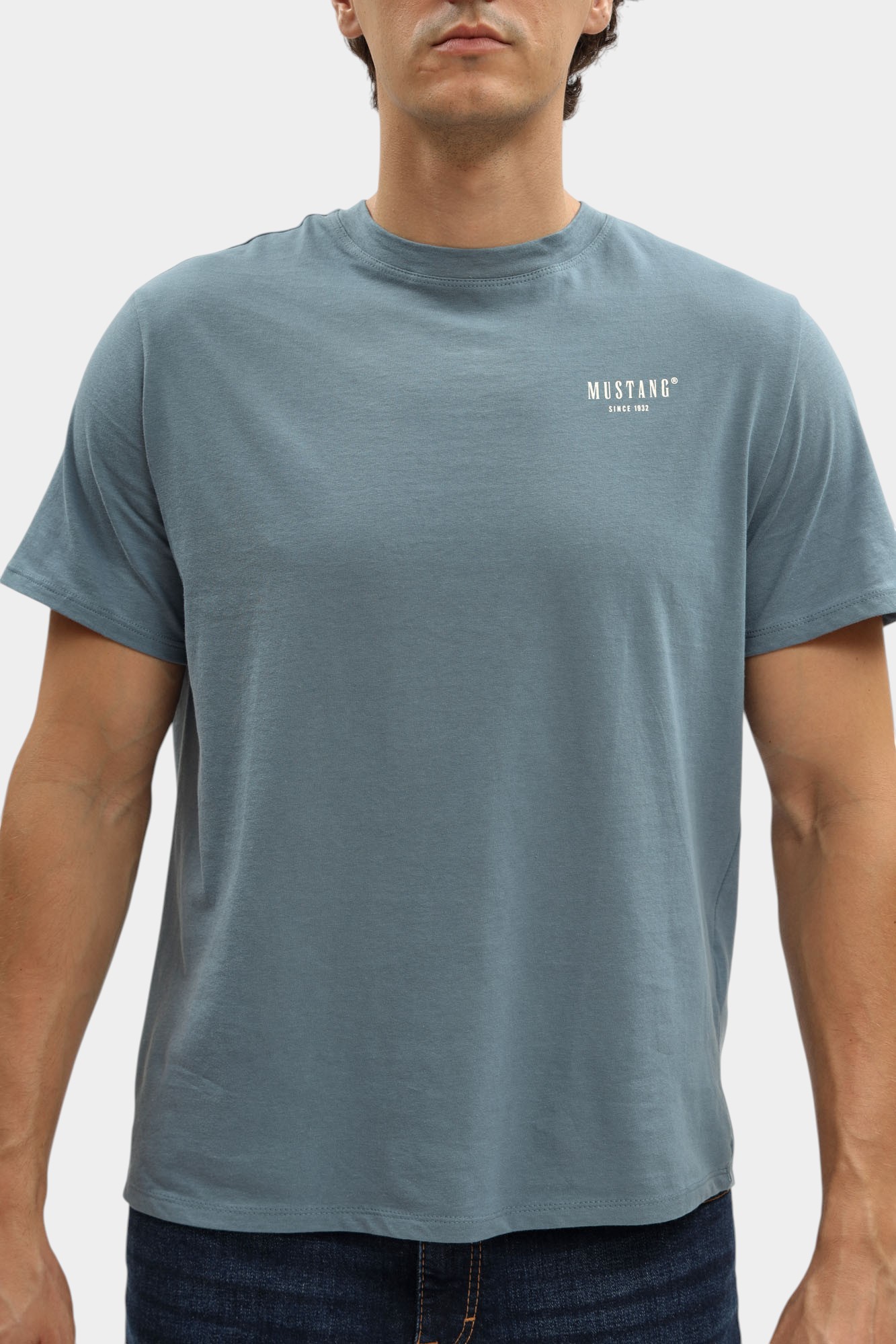 1016857 Футболка Mustang Синий