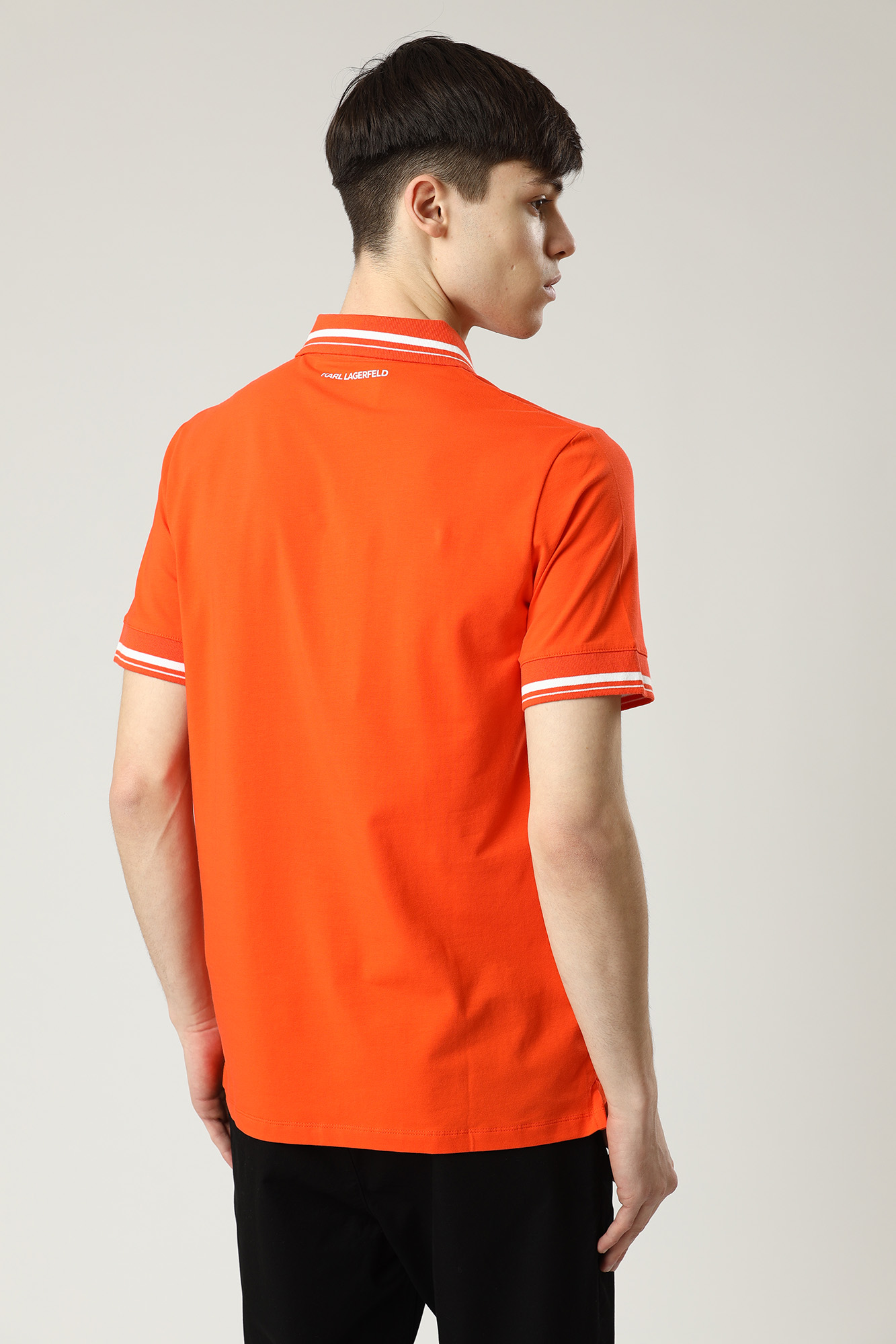 521221_745083 Поло Karl Lagerfeld Оранжевый