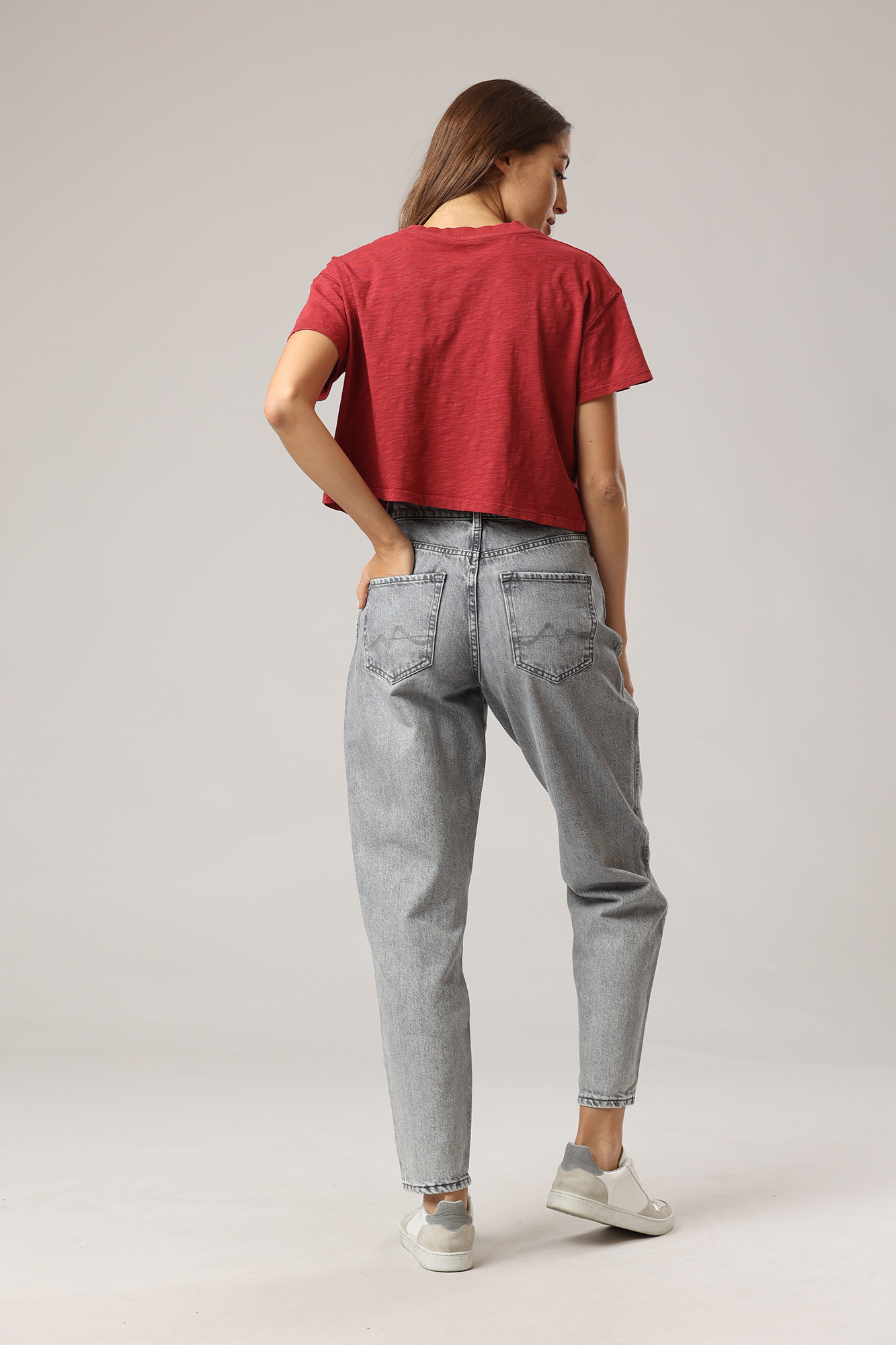 PL505297 футболка кроп-топ pepe jeans pepe jeans 