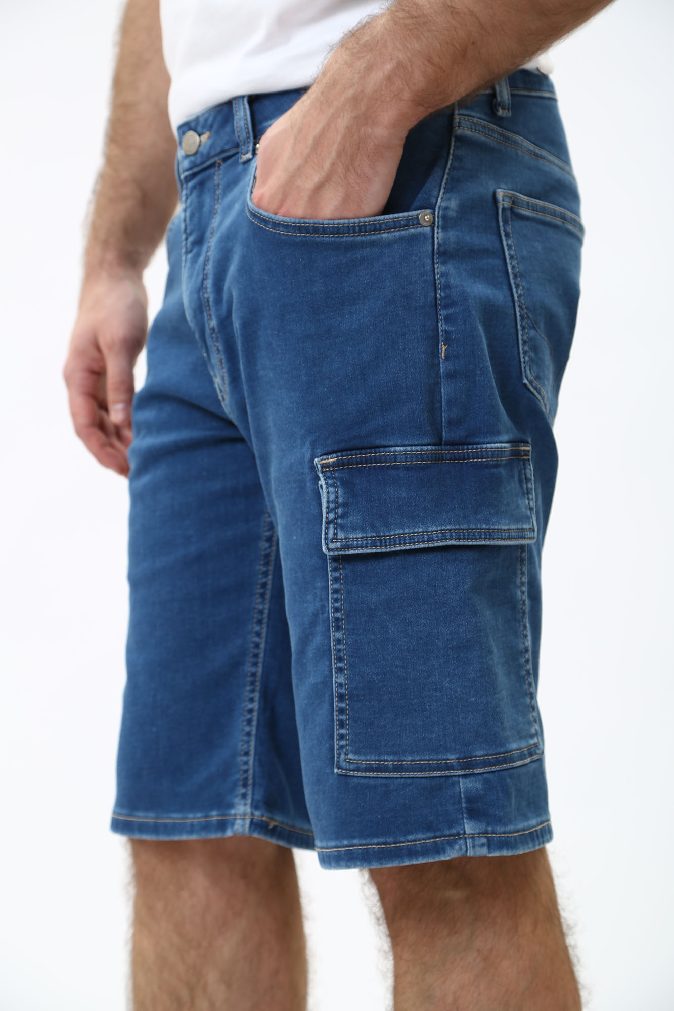 PM80108 Шорты джинсовые Pepe Jeans Синий