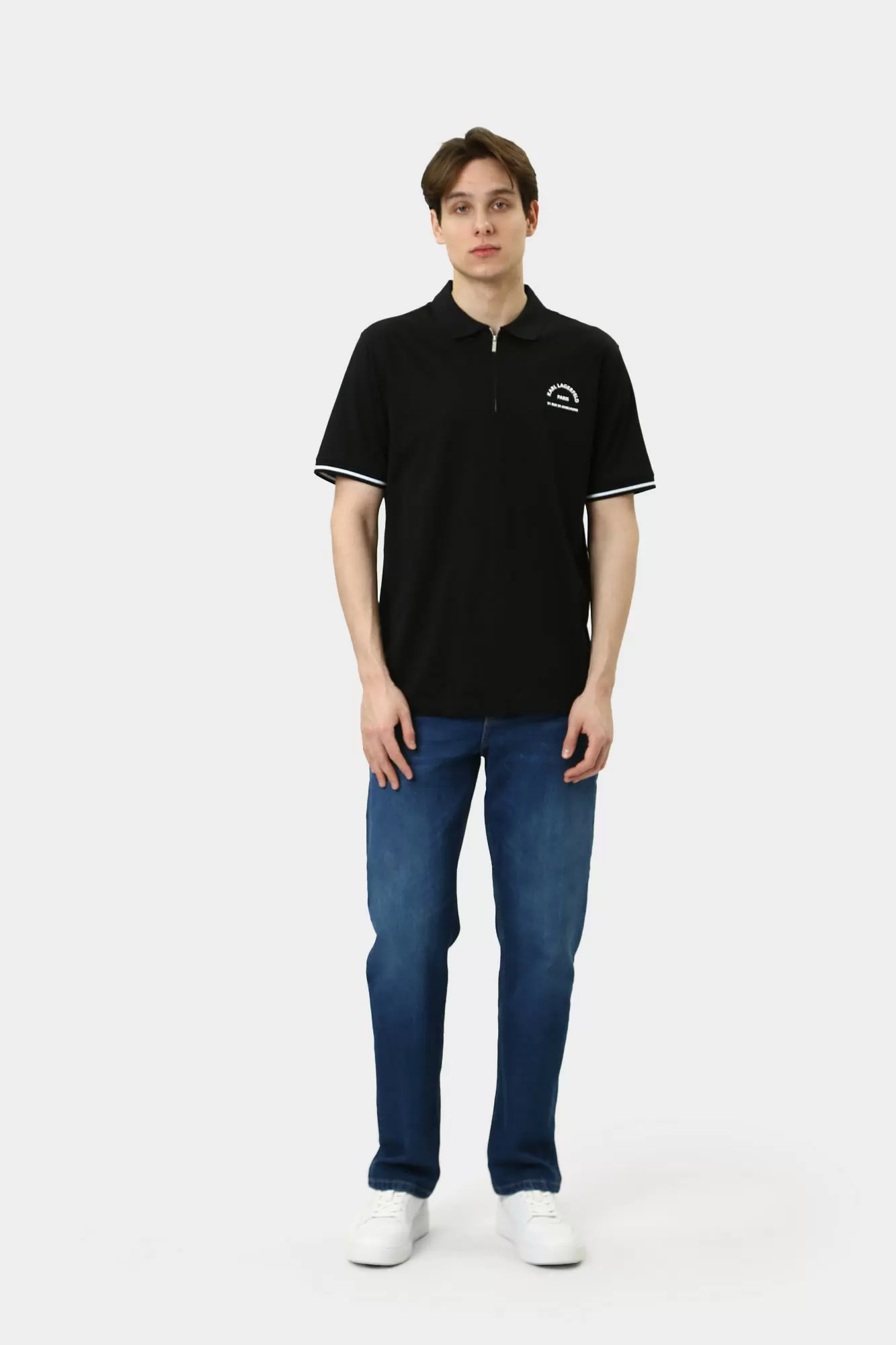 551200_745081 Поло Karl Lagerfeld Черный