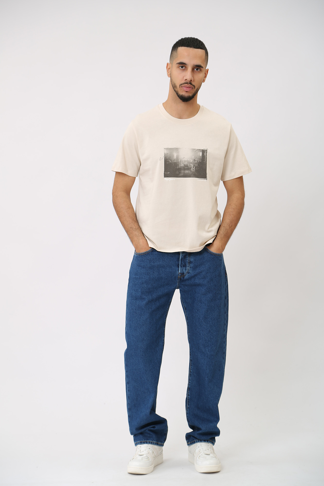 PM509221 Футболка Pepe Jeans Бежевый