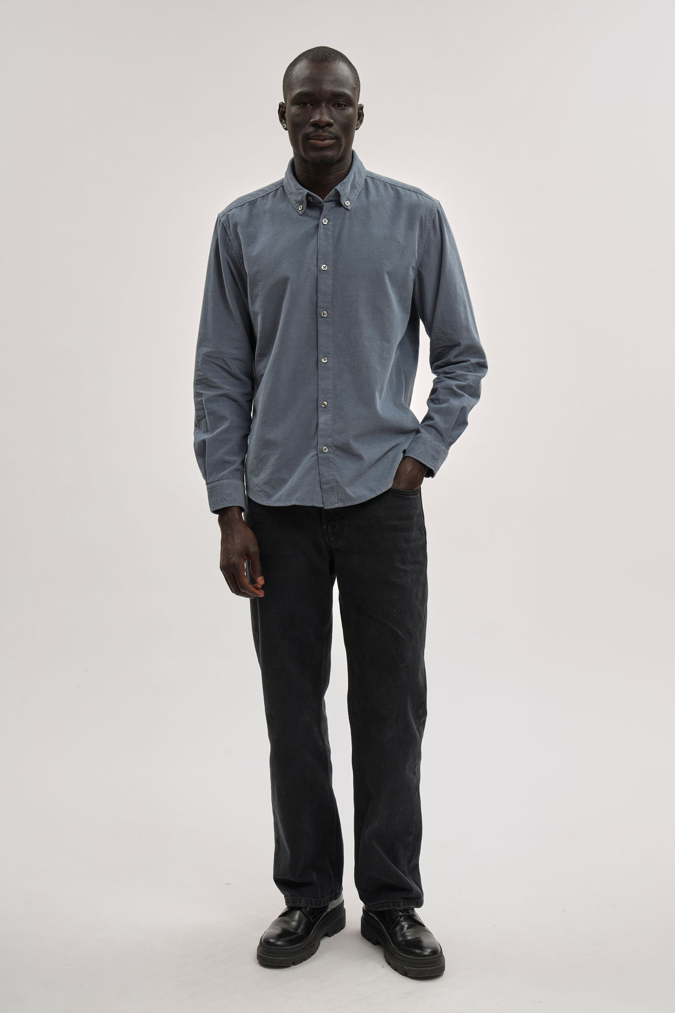 30048488_10020570 Рубашка Strellson Голубой