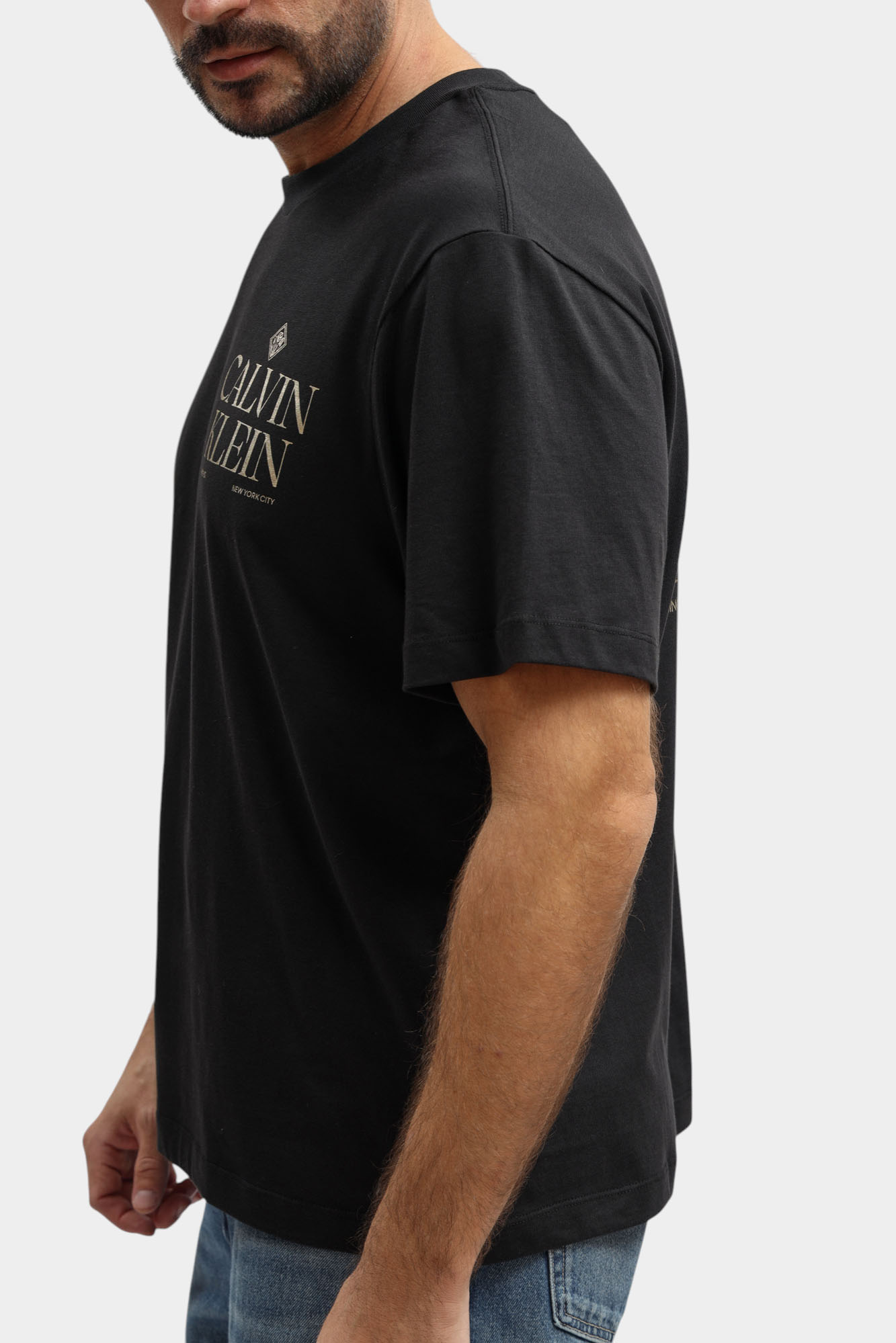 LV14RE801G Футболка Calvin Klein Jeans Черный