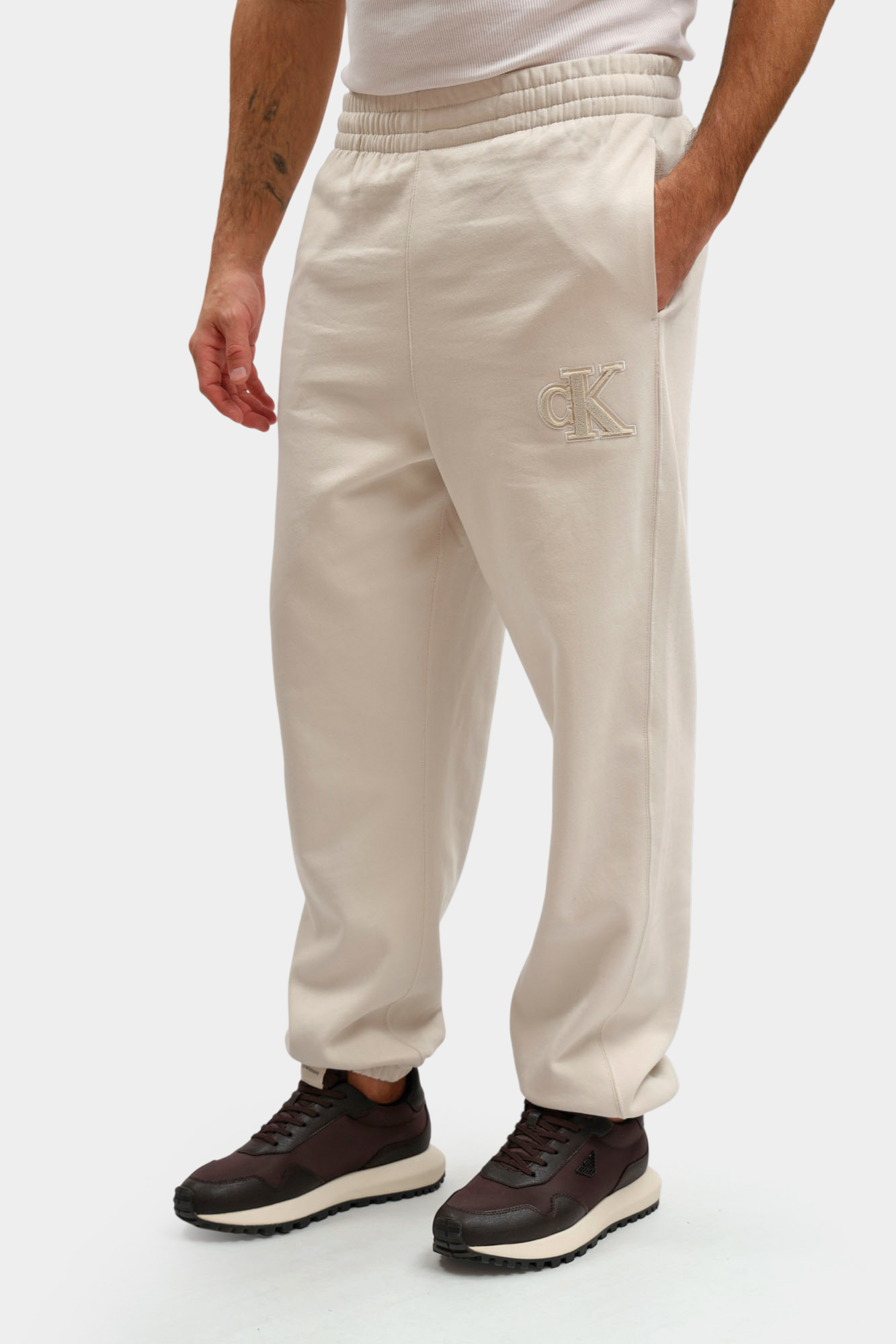 Брюки спортивные Calvin Klein Jeans Бежевый