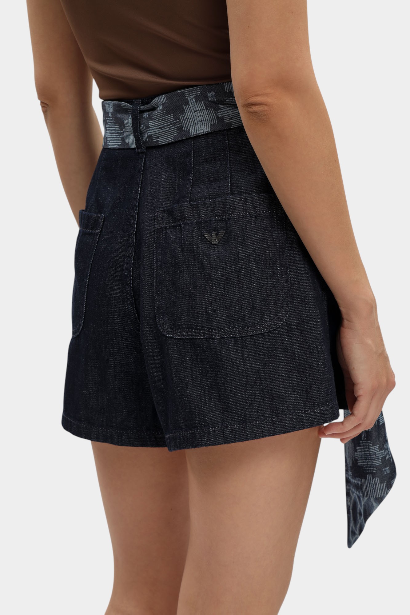 EW001498_AF14968 шорты джинсовые  emporio armani 