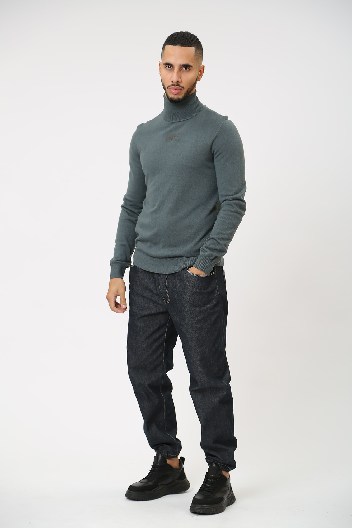 6RZM5C_ZMM9Z Водолазка Armani Exchange Зеленый