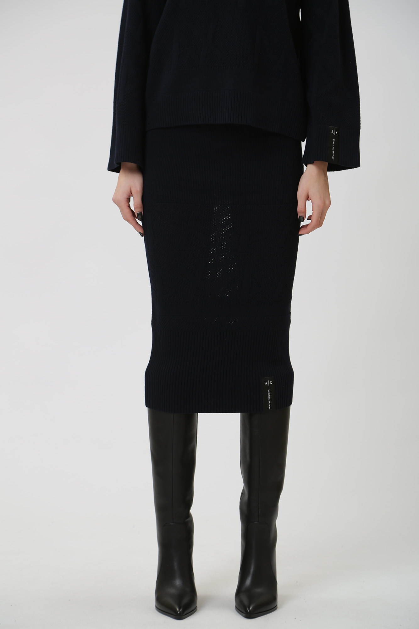 3DYN1A_YMZ1Z юбка armani exchange