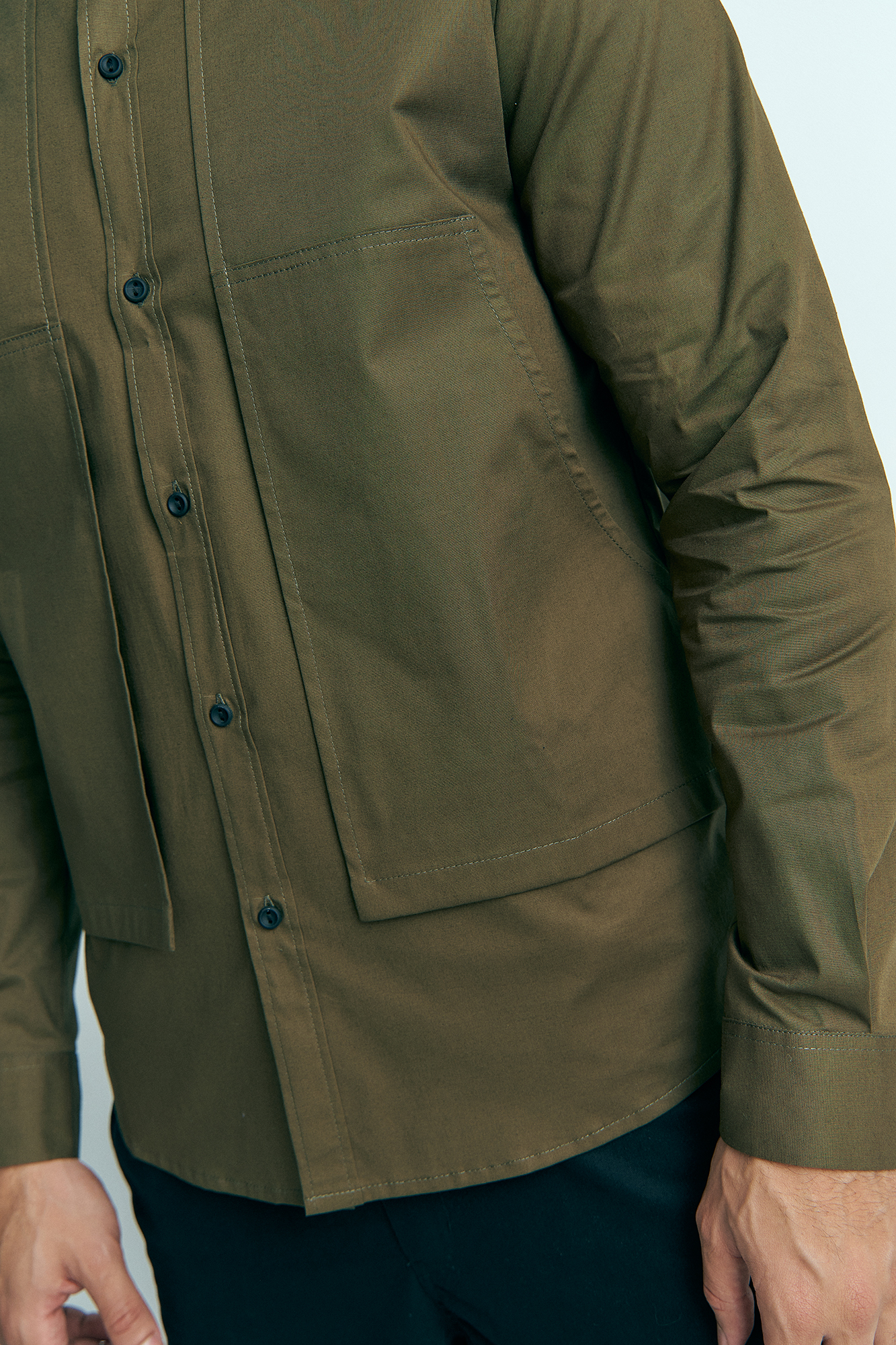 M-232-TH-56-0173 Рубашка с длинным рукавом The Hills Хаки