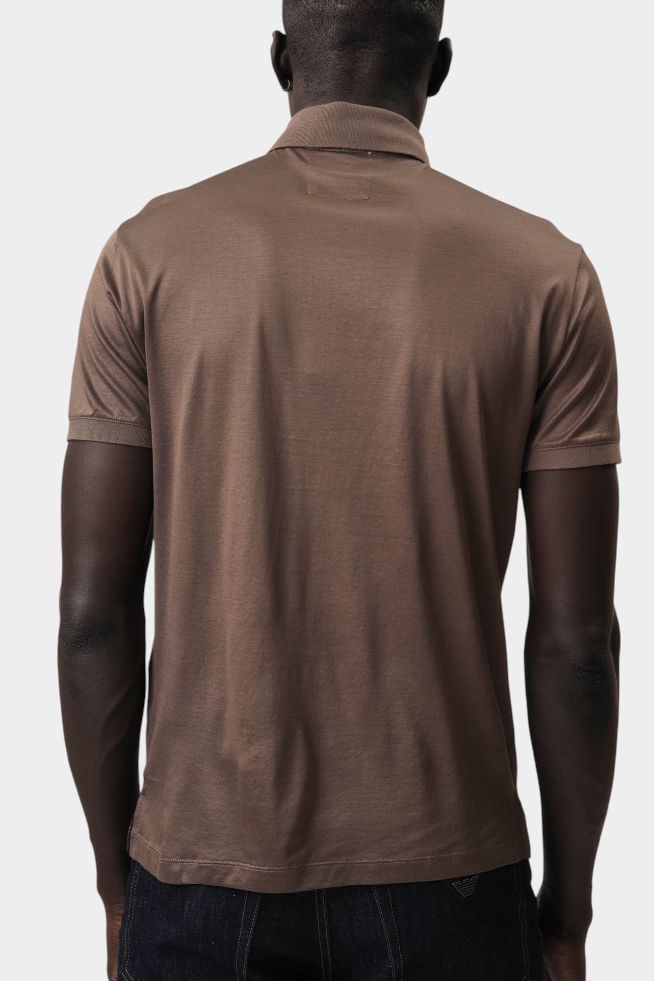 8N1F98_1JUVZ Поло Emporio Armani Коричневый