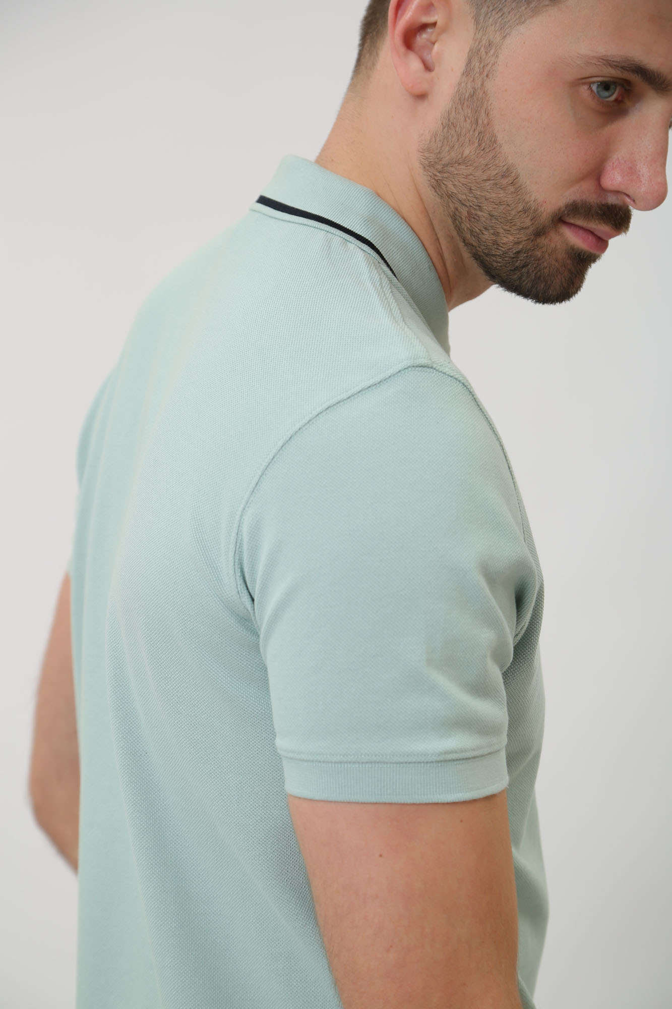 30037553_10015974 Поло Strellson Голубой