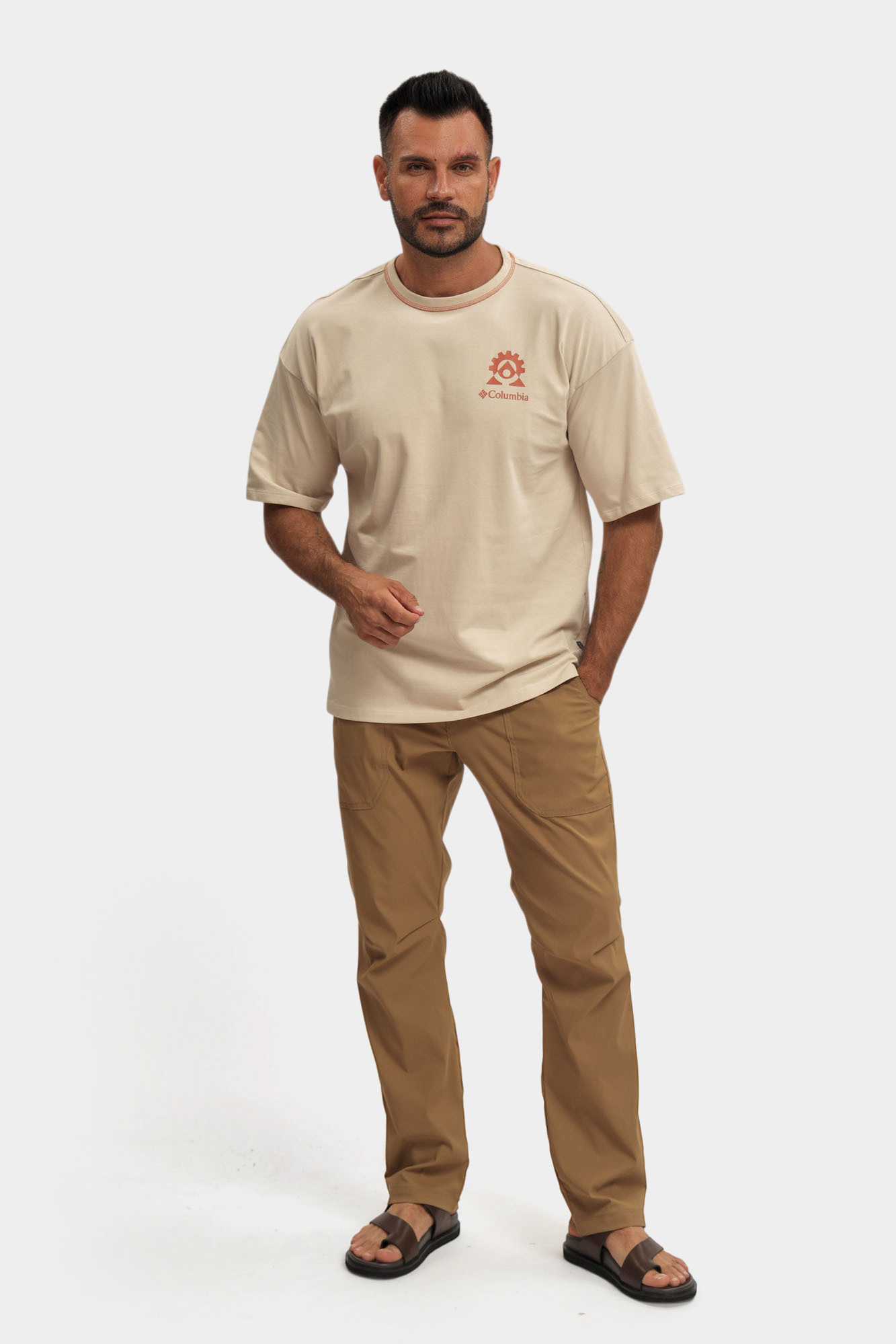 2120601 Футболка Columbia Бежевый