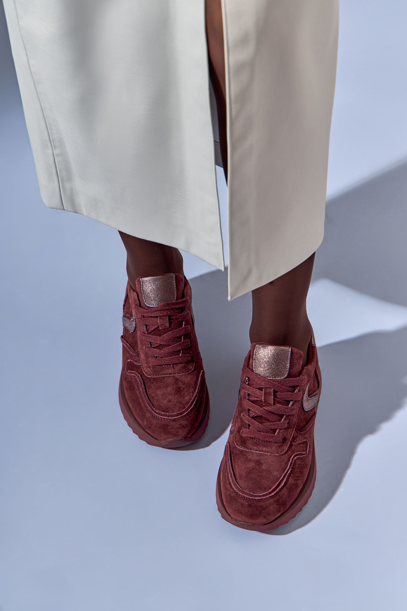 RP-QS633-B220 Кроссовки Red Pin Бордовый