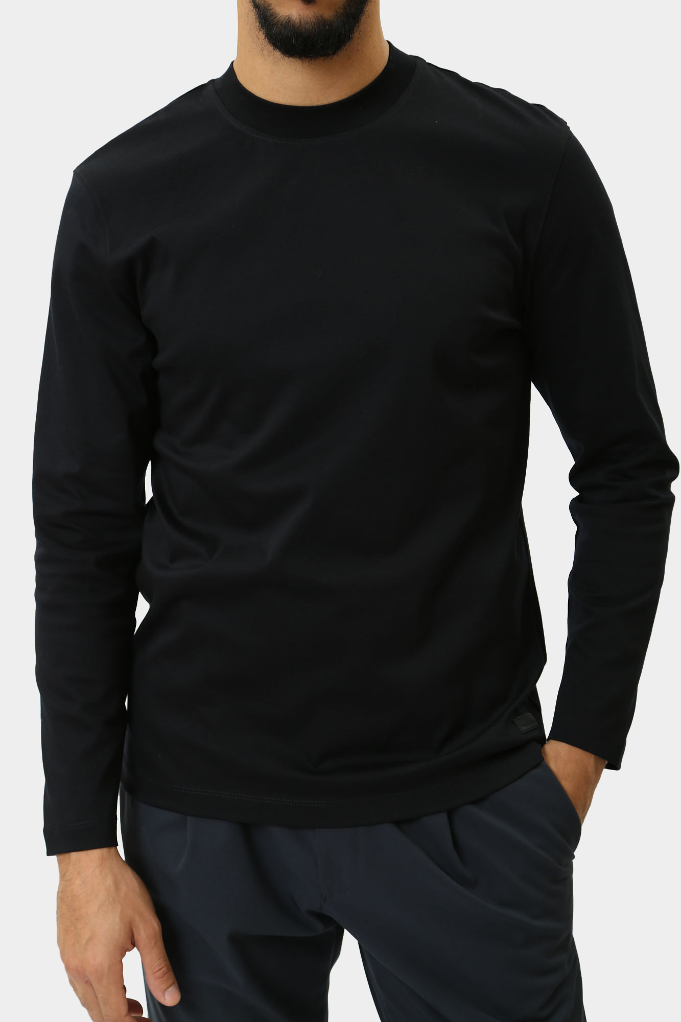 30043556_10017506 Лонгслив Strellson Черный