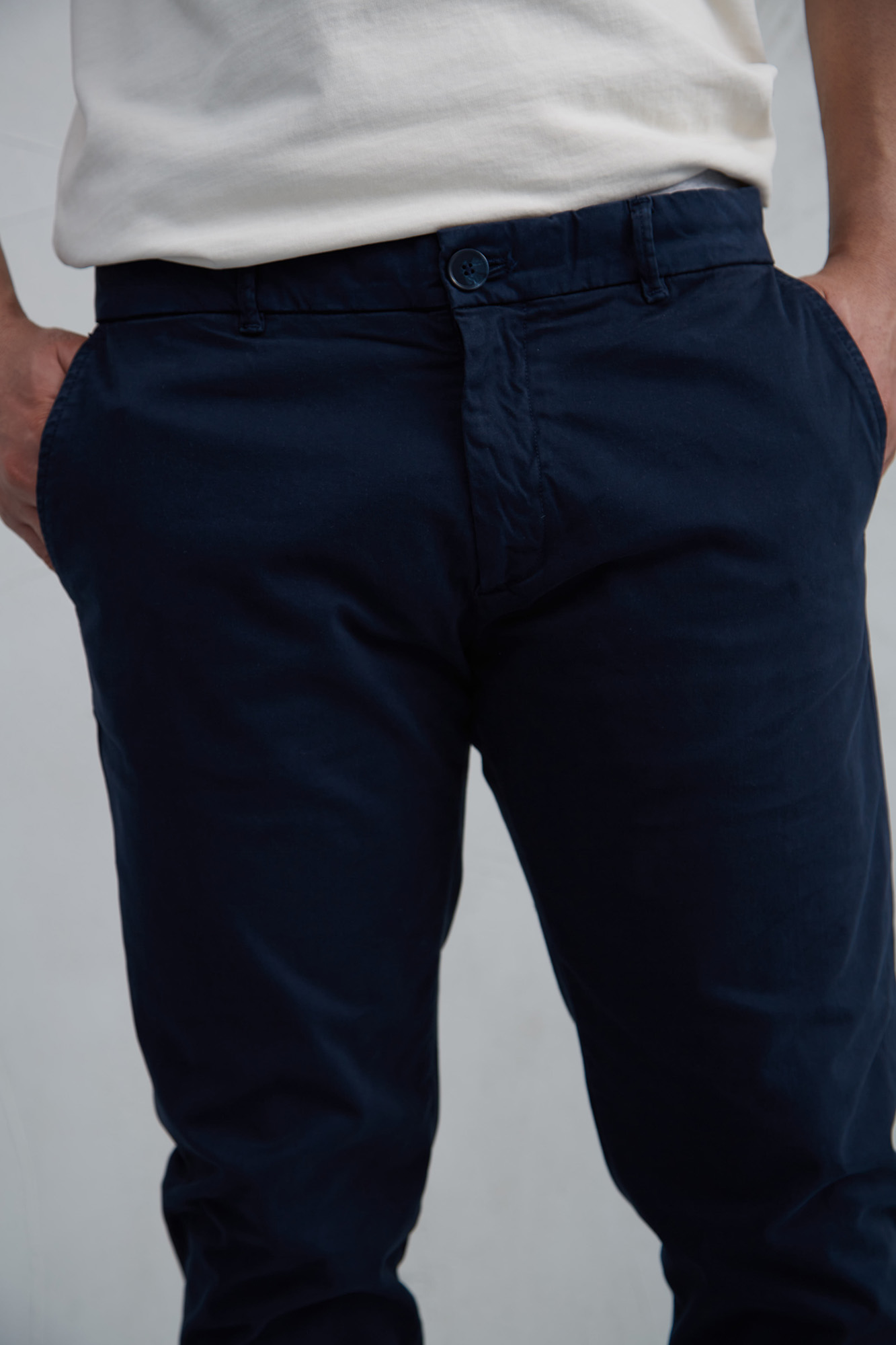 VM-231-38-015 Брюки чиносы Van Mich Синий