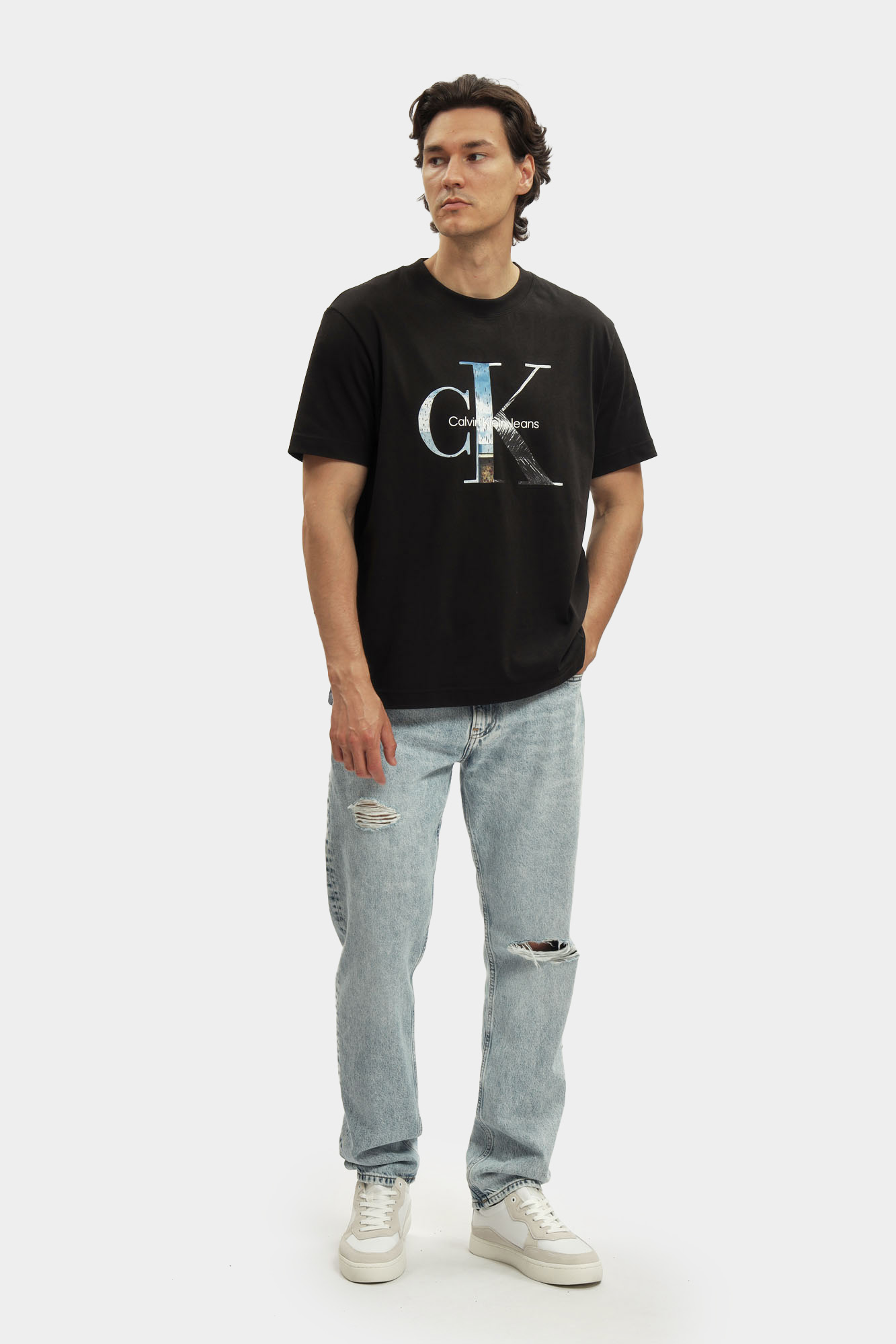 J30J327483 Футболка Calvin Klein Jeans Черный