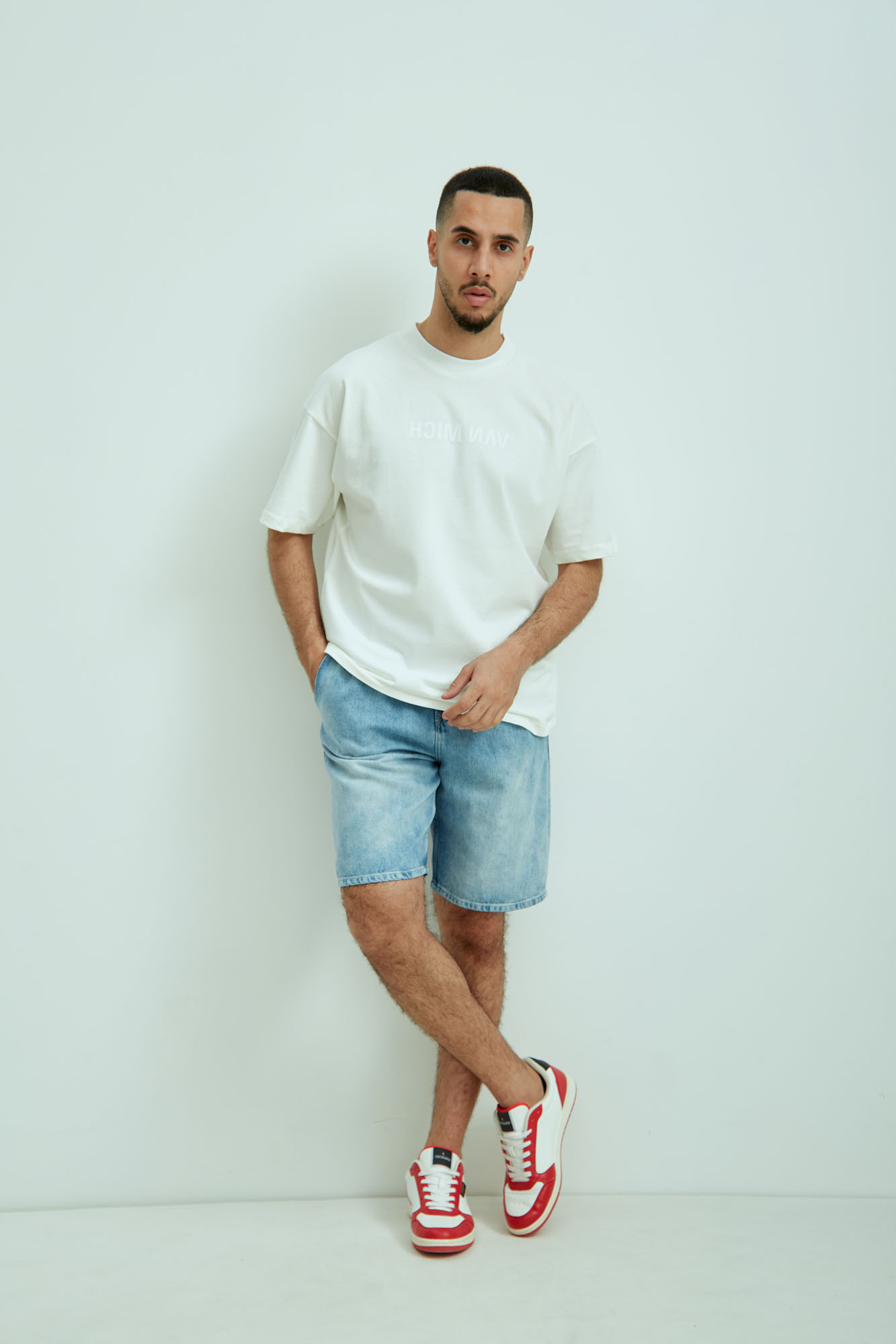 VM-OMA-33-011 Шорты джинсовые Van Mich Голубой