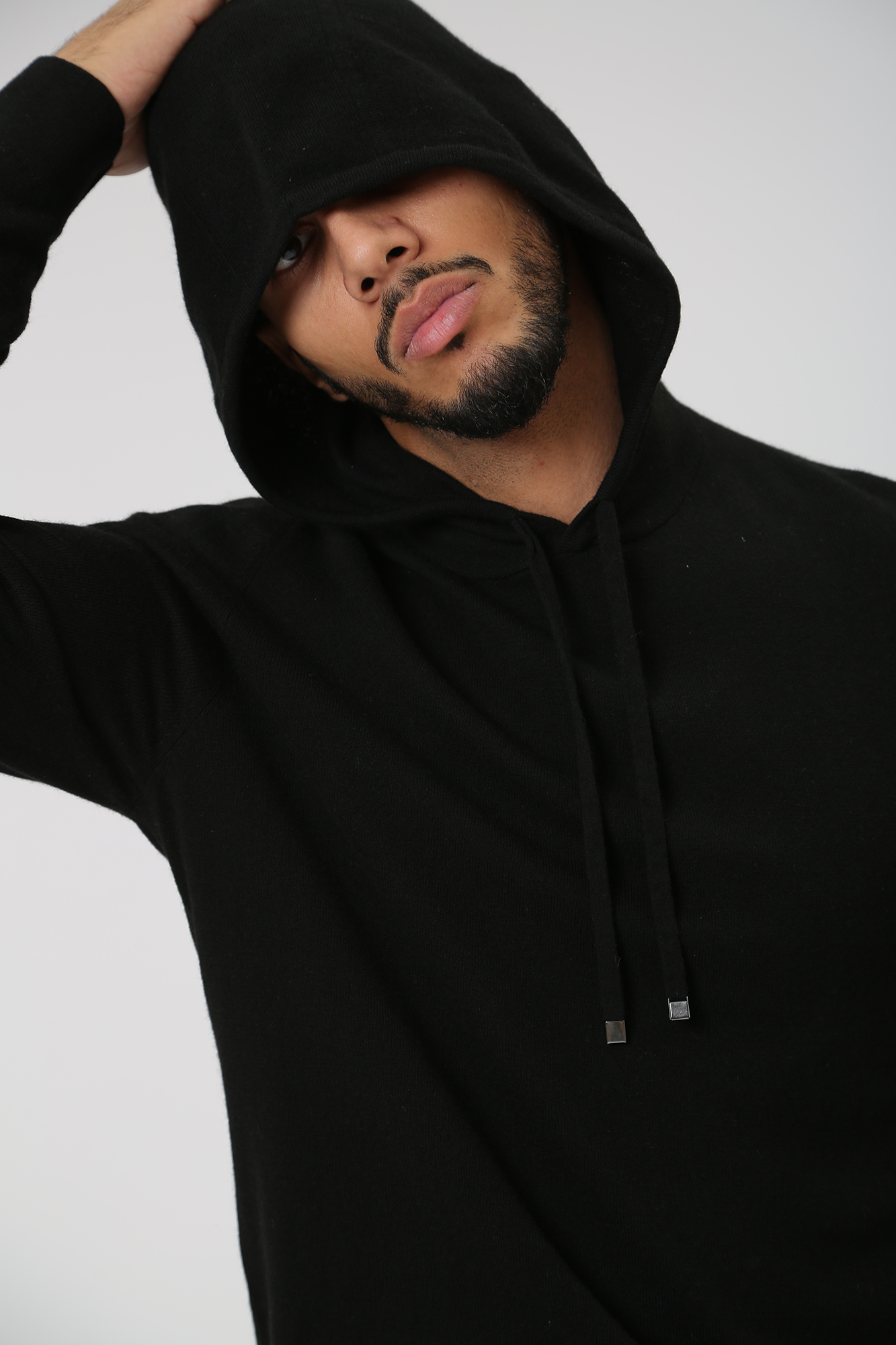 Джемпер с капюшоном Strellson Черный