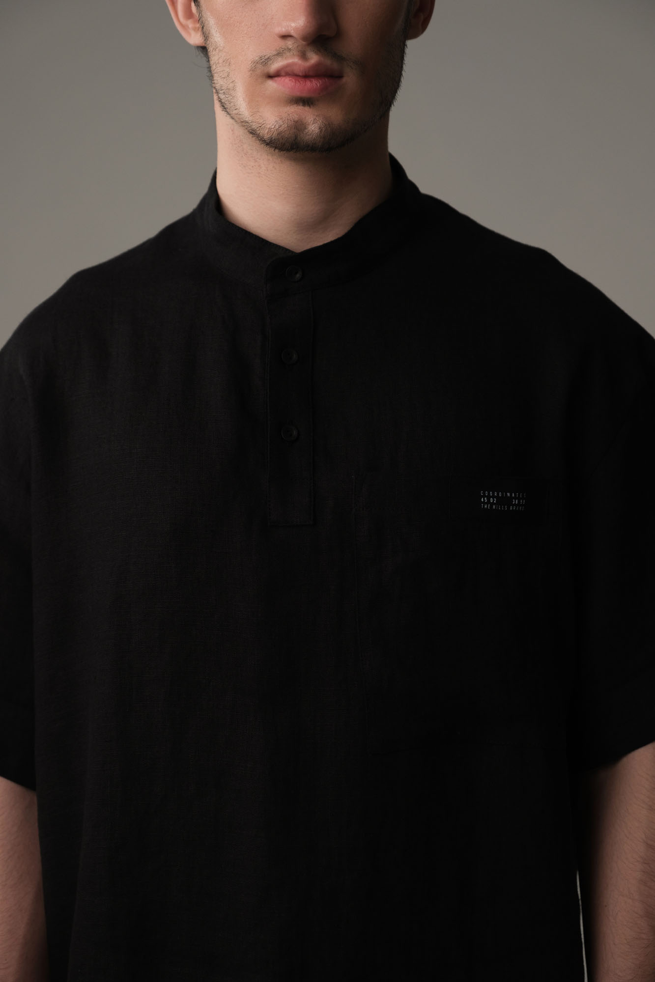 M-251-TH-56-0085 Рубашка с коротким рукавом The Hills Черный