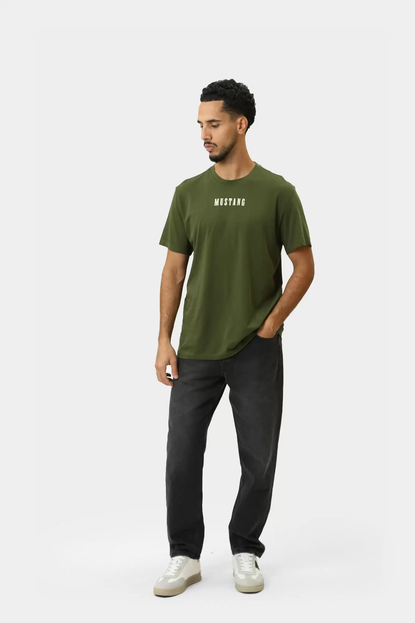 1015653 Футболка Mustang Зеленый