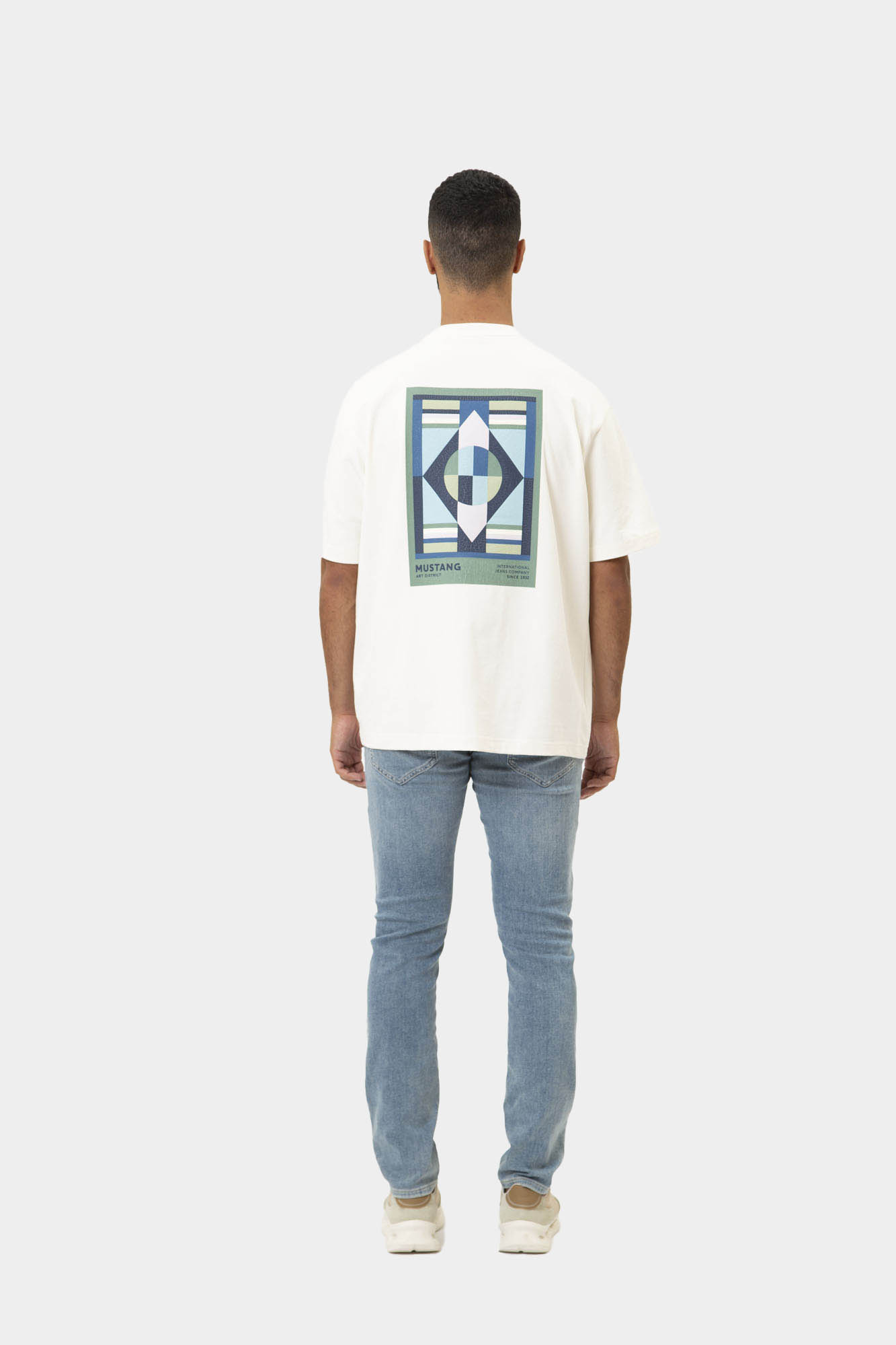 1014866-5000 Брюки джинсовые Mustang Синий