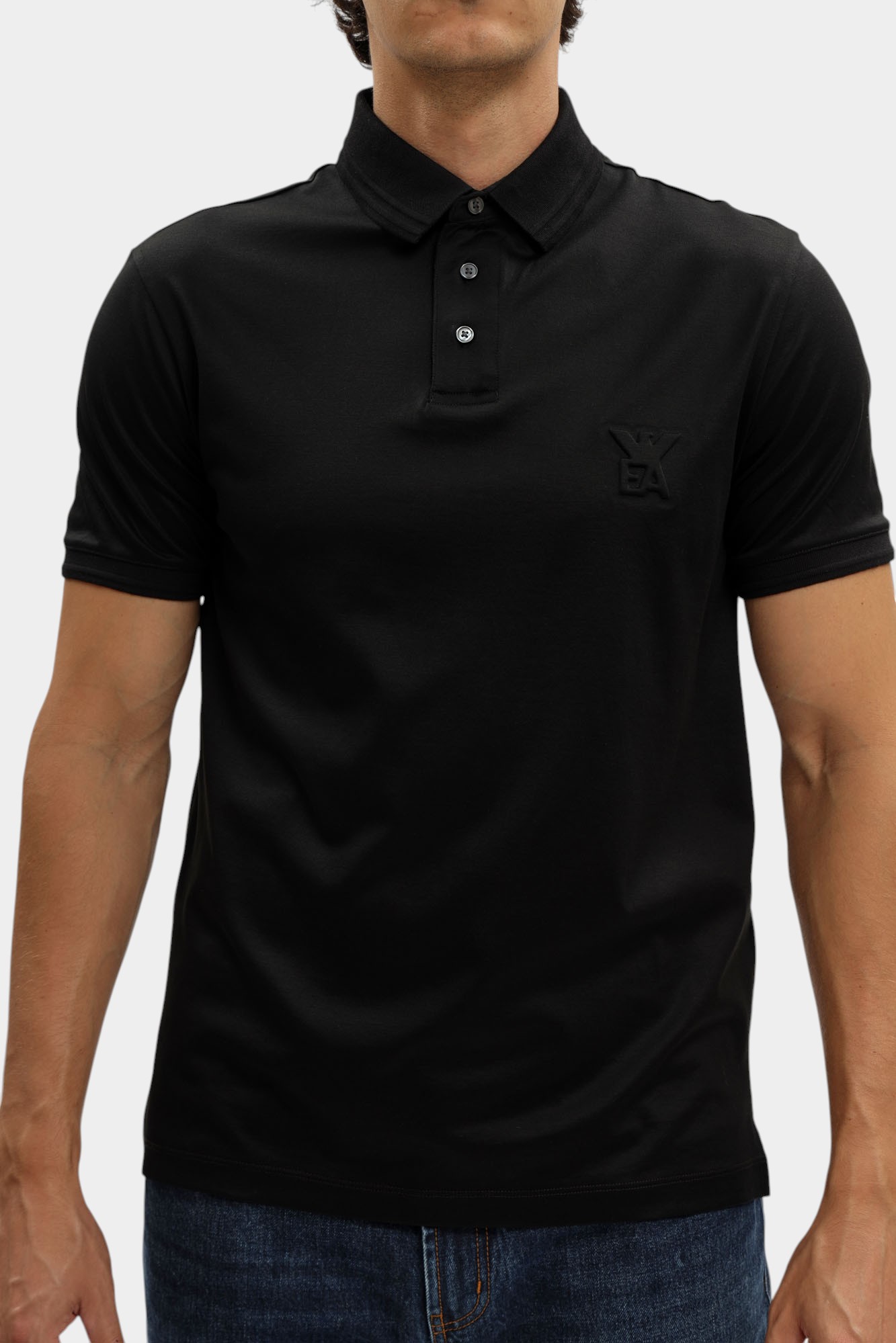 EM003002_ AF10761 Футболка Поло Emporio Armani Черный