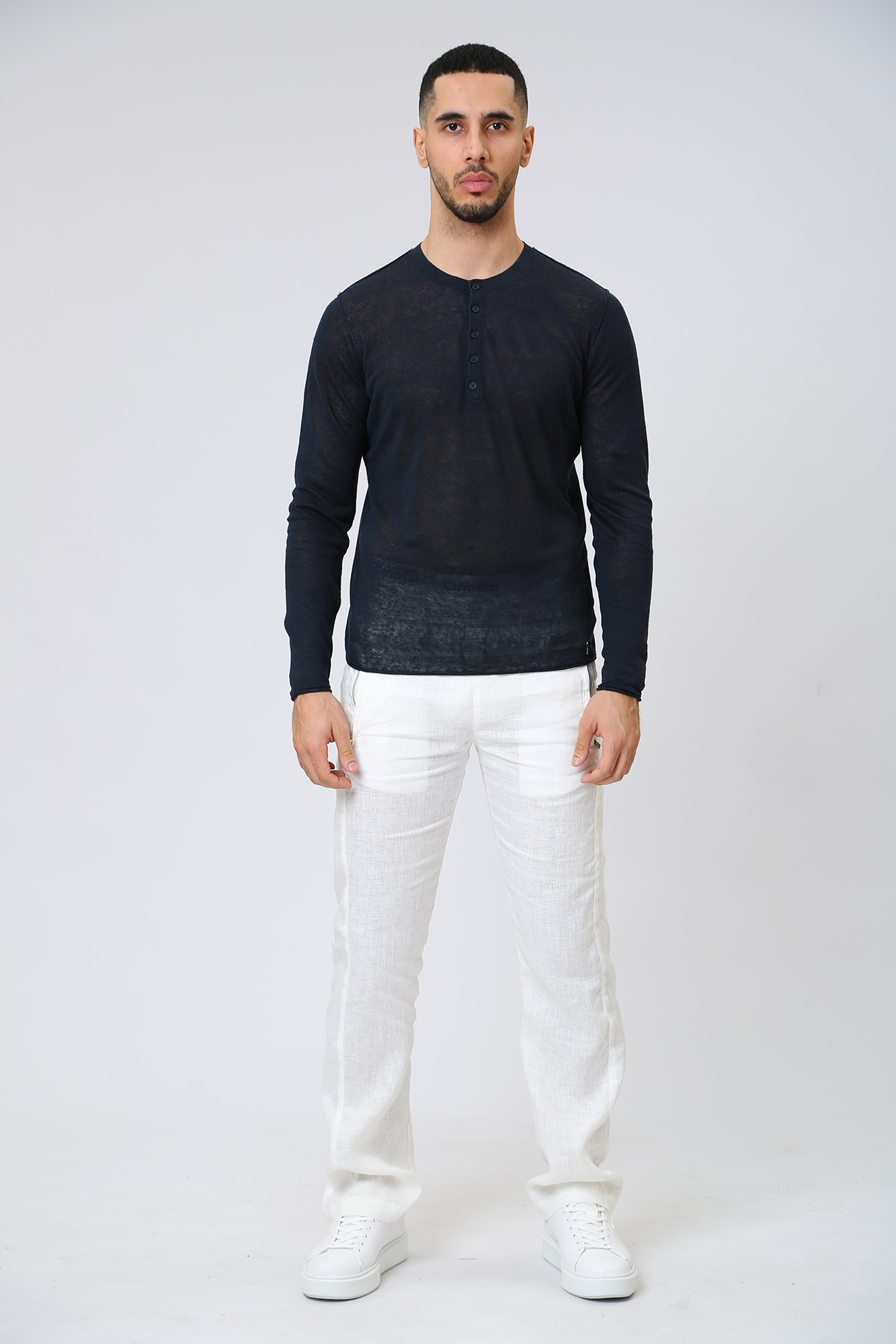 532305_655045 Лонгслив Karl Lagerfeld Синий