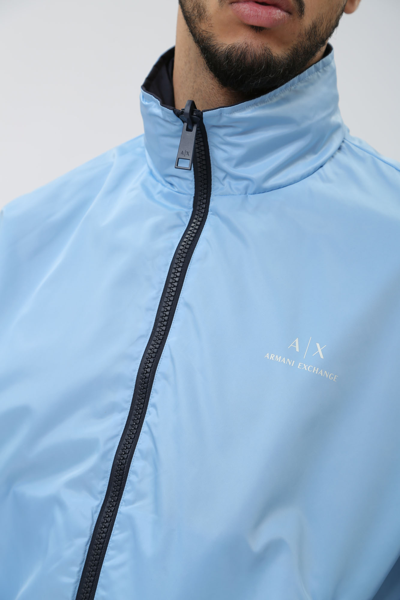 3DZB06_ZNB7Z Ветровка двусторонняя Armani Exchange Синий