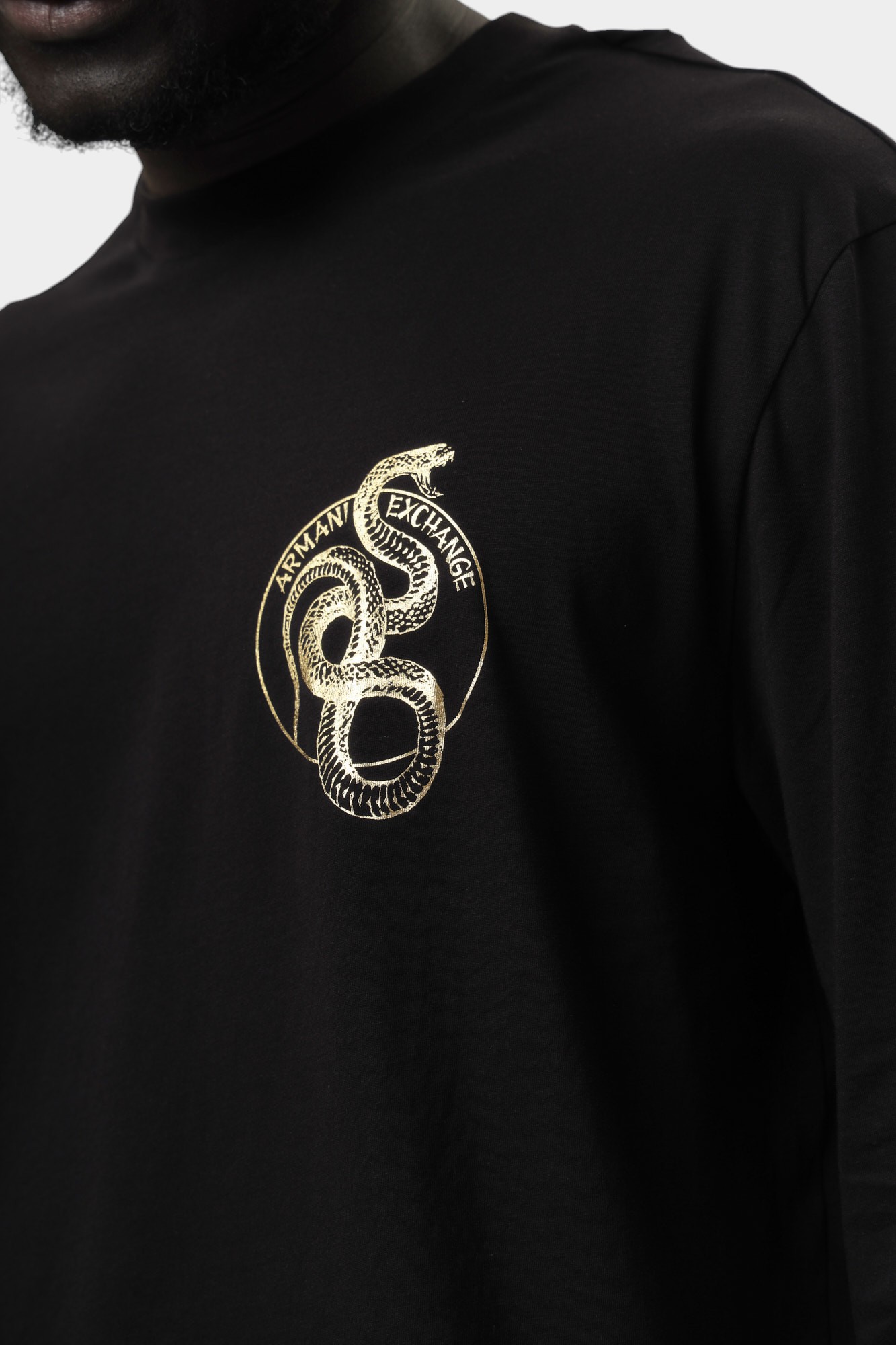 XM000214_AF10356 Лонгслив Armani Exchange Черный