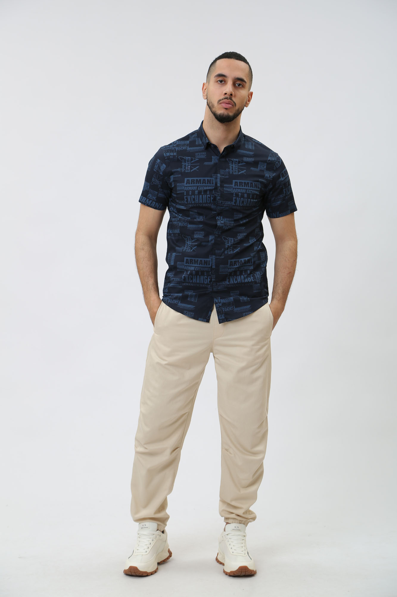 3DZC04_ZNEAZ Рубашка Armani Exchange Синий