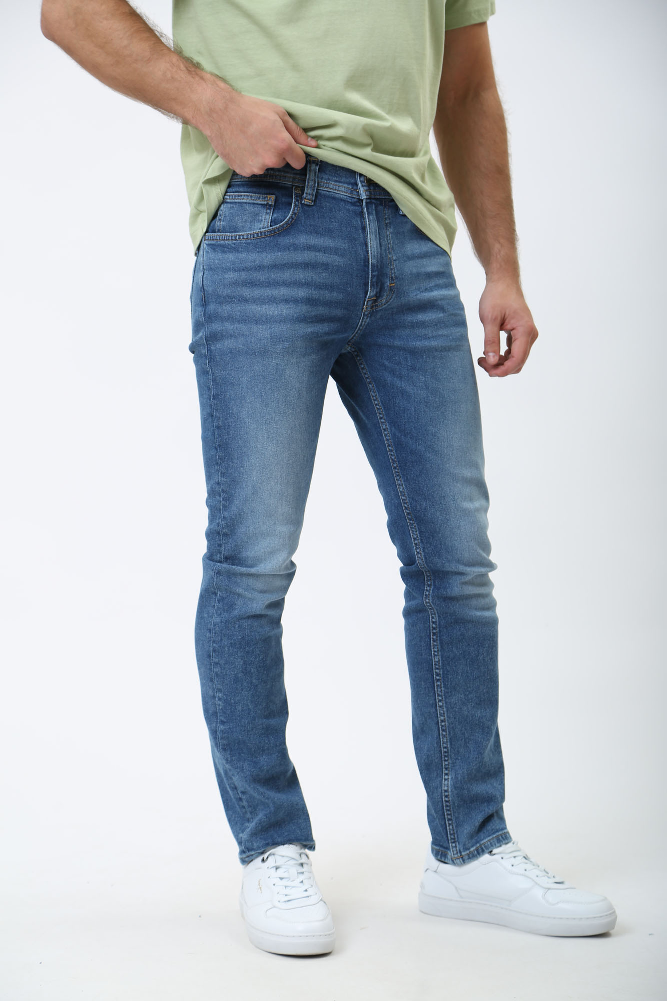 1014860-5000 Джинсы Orlando Slim  Mustang Голубой