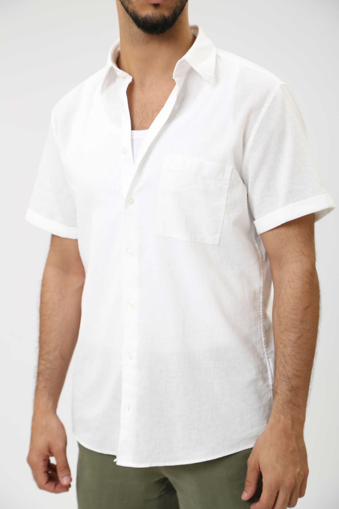 30041220_10017536 Рубашка Strellson Белый